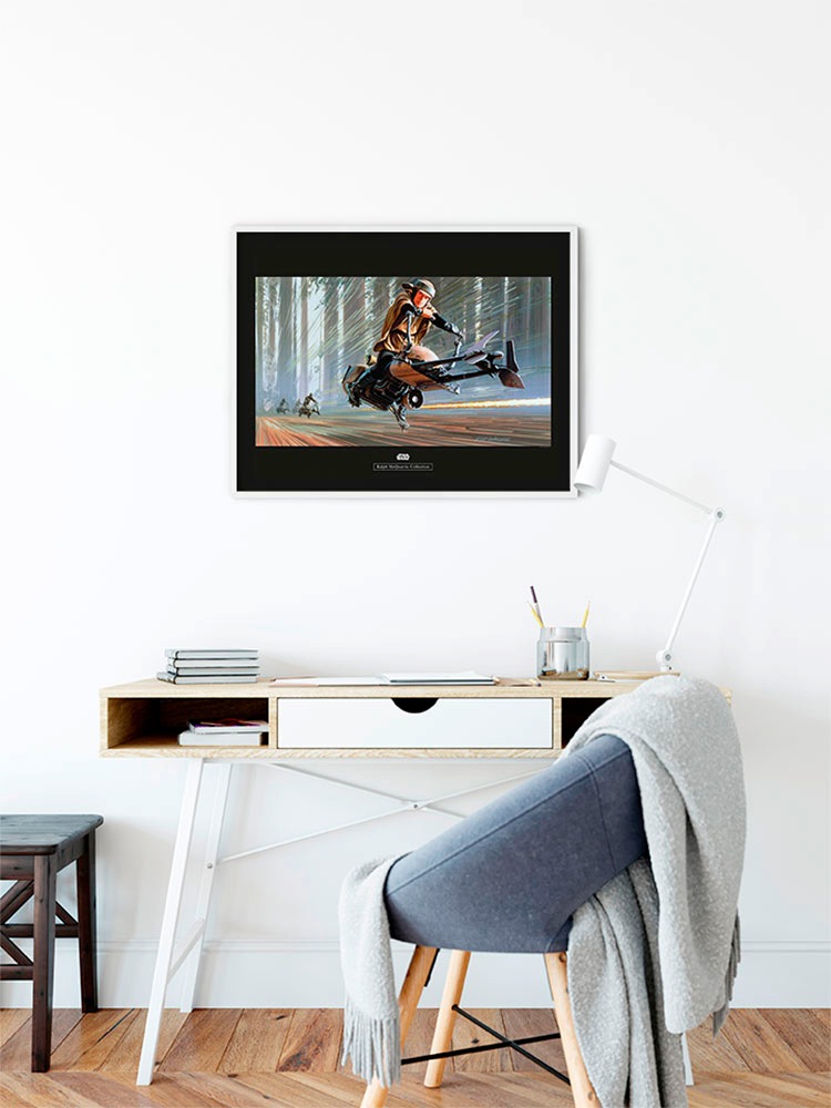 Komar Image »Star Wars Classic RMQ Endor Speeder« 1 cuis tlg. Wandbild zur Dekoration im Kinderzimmer - ohne Rahmen