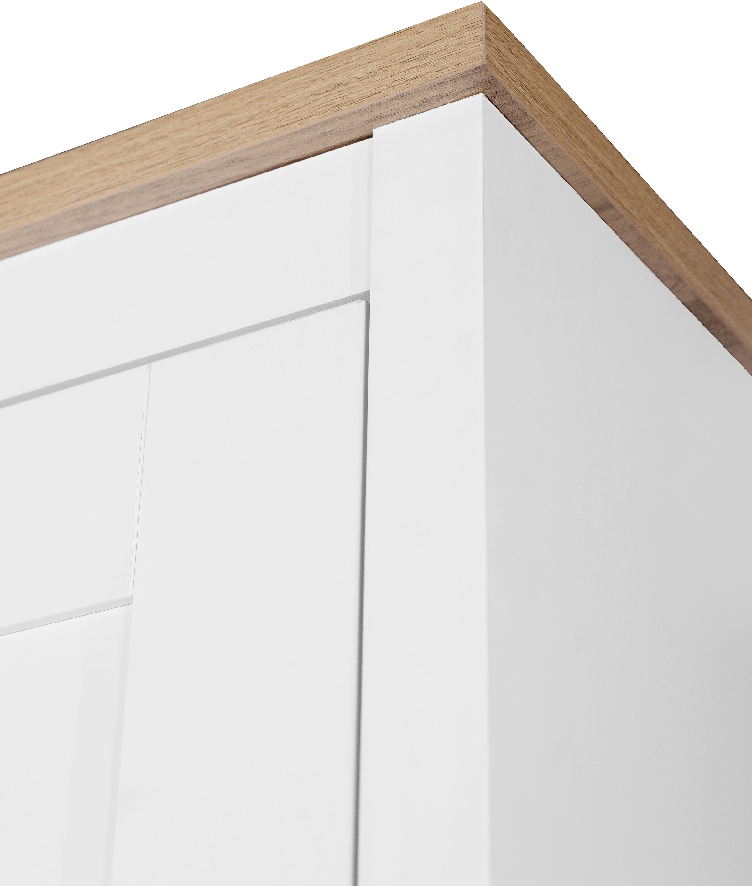 GOODproduct Armoires à vêtements »Büsum Schlafzimmer Schrank mit 6 Türen« Construction robuste et stable avec répartition optimale - largeur 3 m,  Armoire de chambre style campagne garde-robe armoire best-seller
