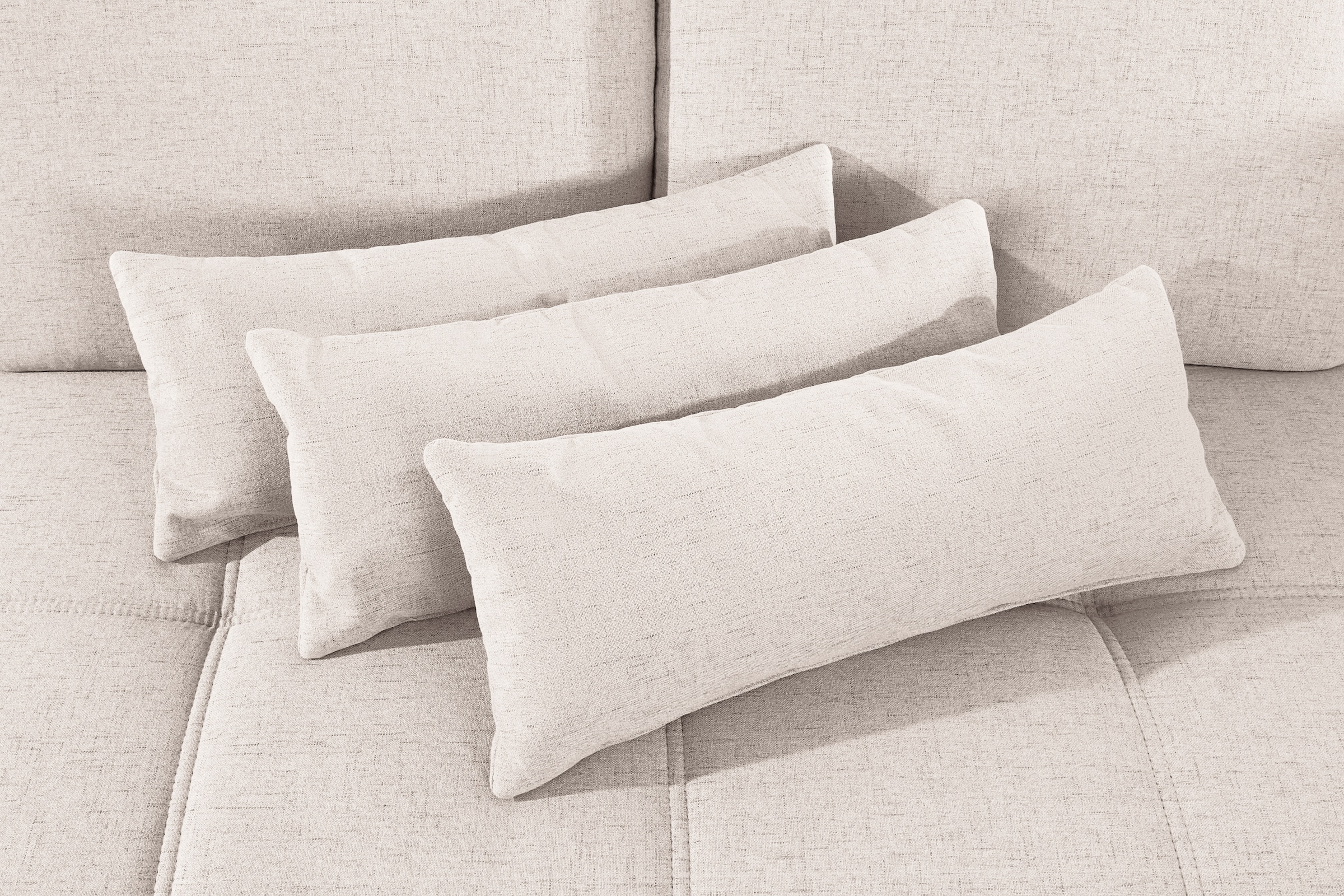 PLACES OF STYLE Paysage de salon »Costello U-Form, B: 363 cm mit Sitztiefen-, Armteilverstellung &« 3 Nierenkissen, optional Bettfunktion & Bettkasten