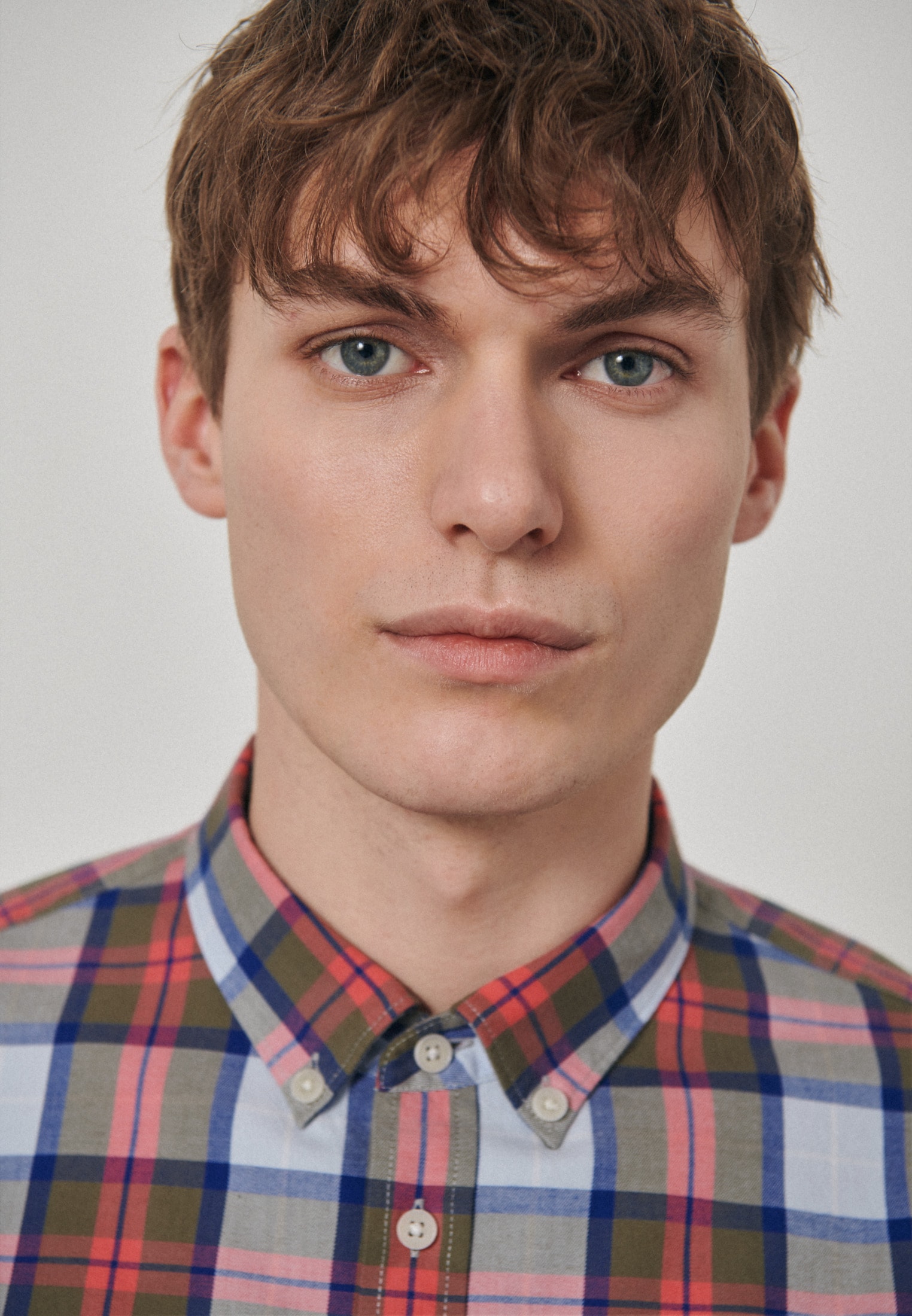 studio seidensticker Businesshemd »Studio« Regular Langarm Button-Down-Kragen Karo