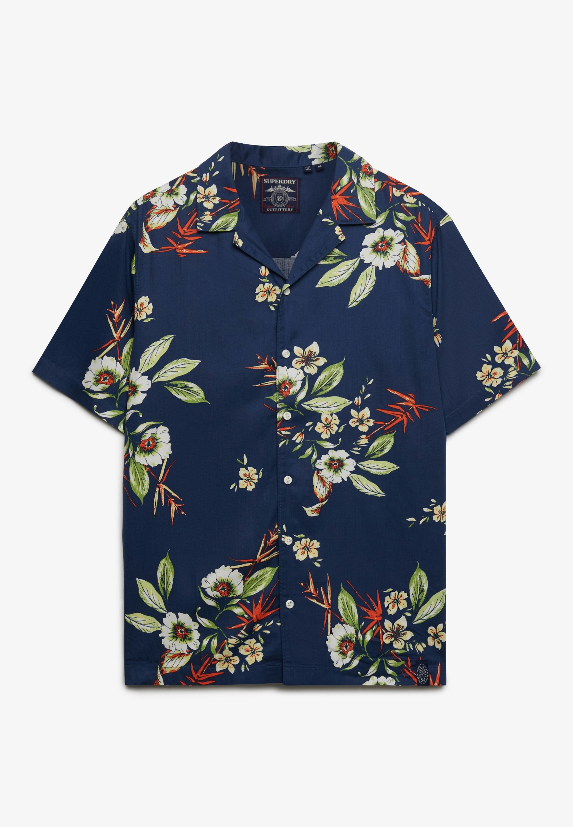 Superdry Chemise hawaïenne »HAWAIIAN PRINT S/S SHIRT« mit sommerlich coolem Hawaii-Blumen-Print