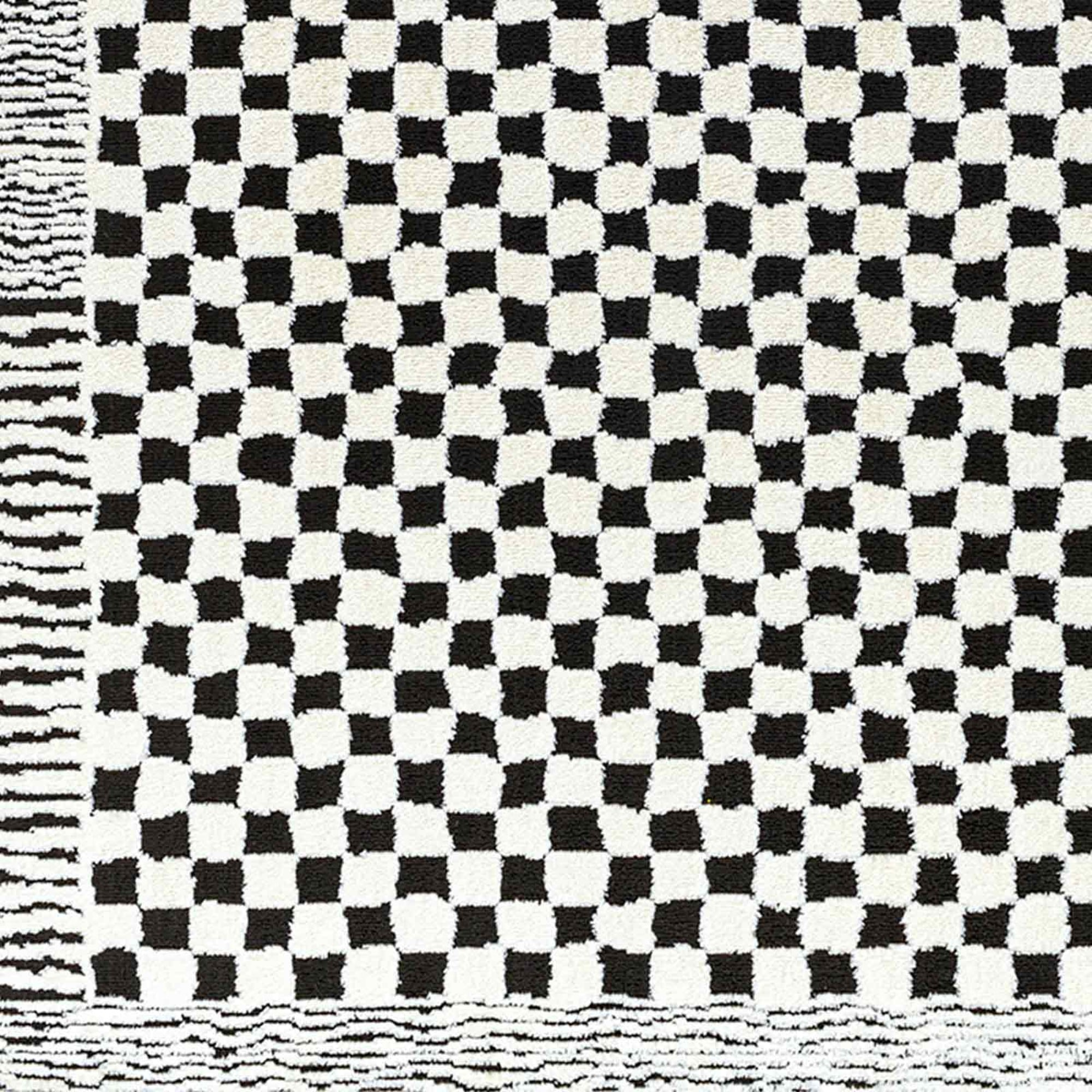 Livabliss Tapis »AVIGNON« Rectangulaire 13,97 mm Höhe motif carreaux – intemporel et polyvalent