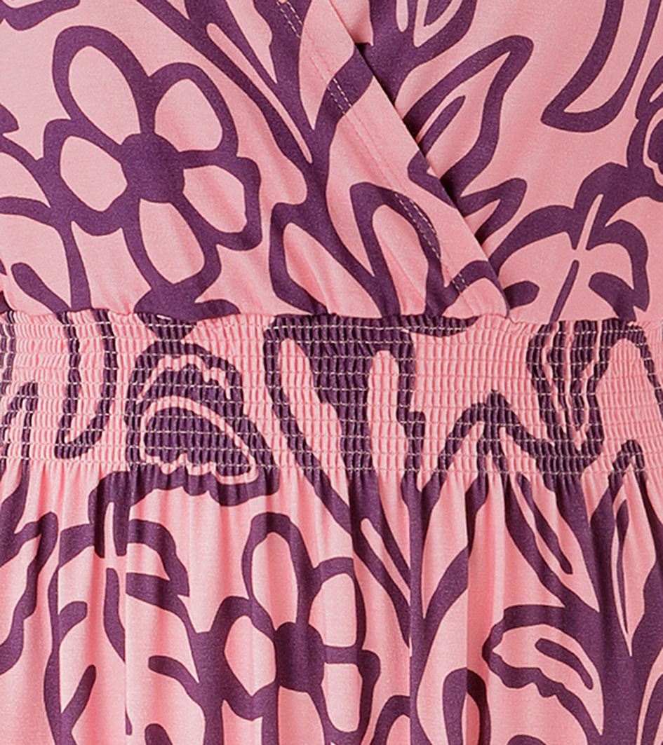 Aniston SELECTED Sommerkleid mit breiten Trägern zum Raffen - NEUE KOLLEKTION