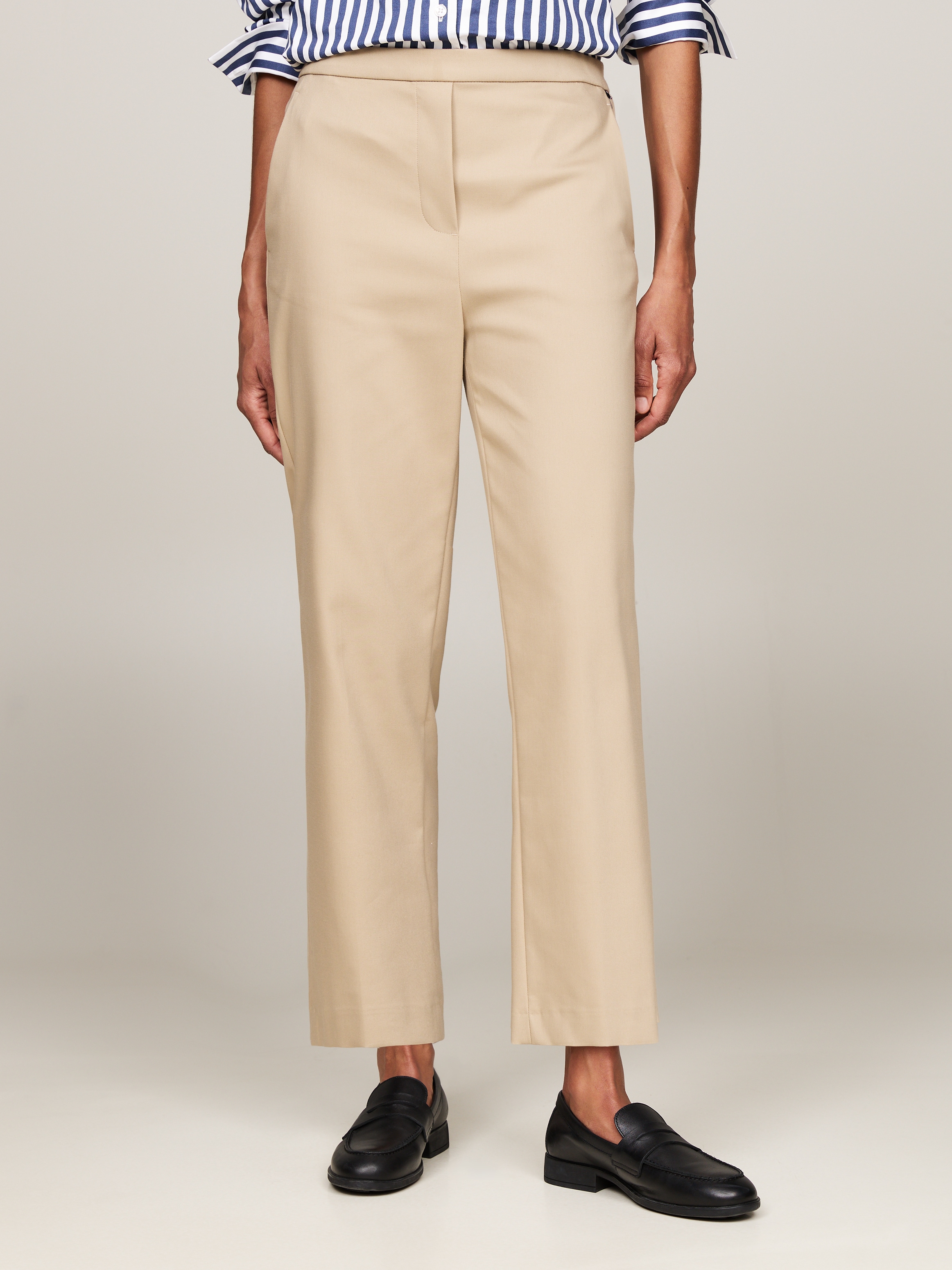 Tommy Hilfiger Chinohose  mit Logostickerei, elastische Pull On Pants