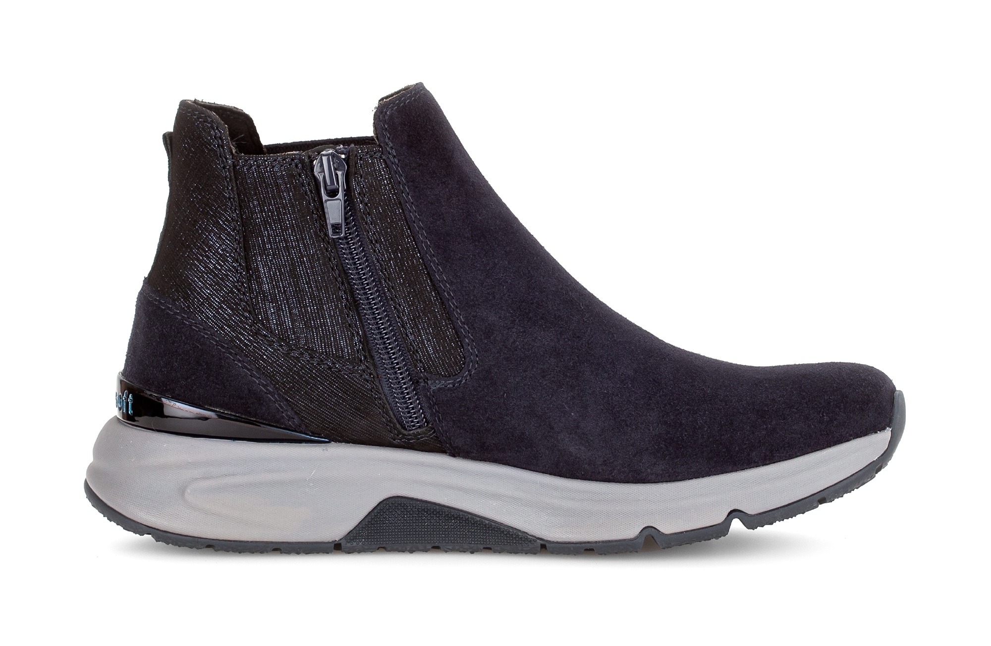 rollingsoft Bottines chelsea  Plateforme, baskets montantes, chaussures à lacets avec profil antidérapant
