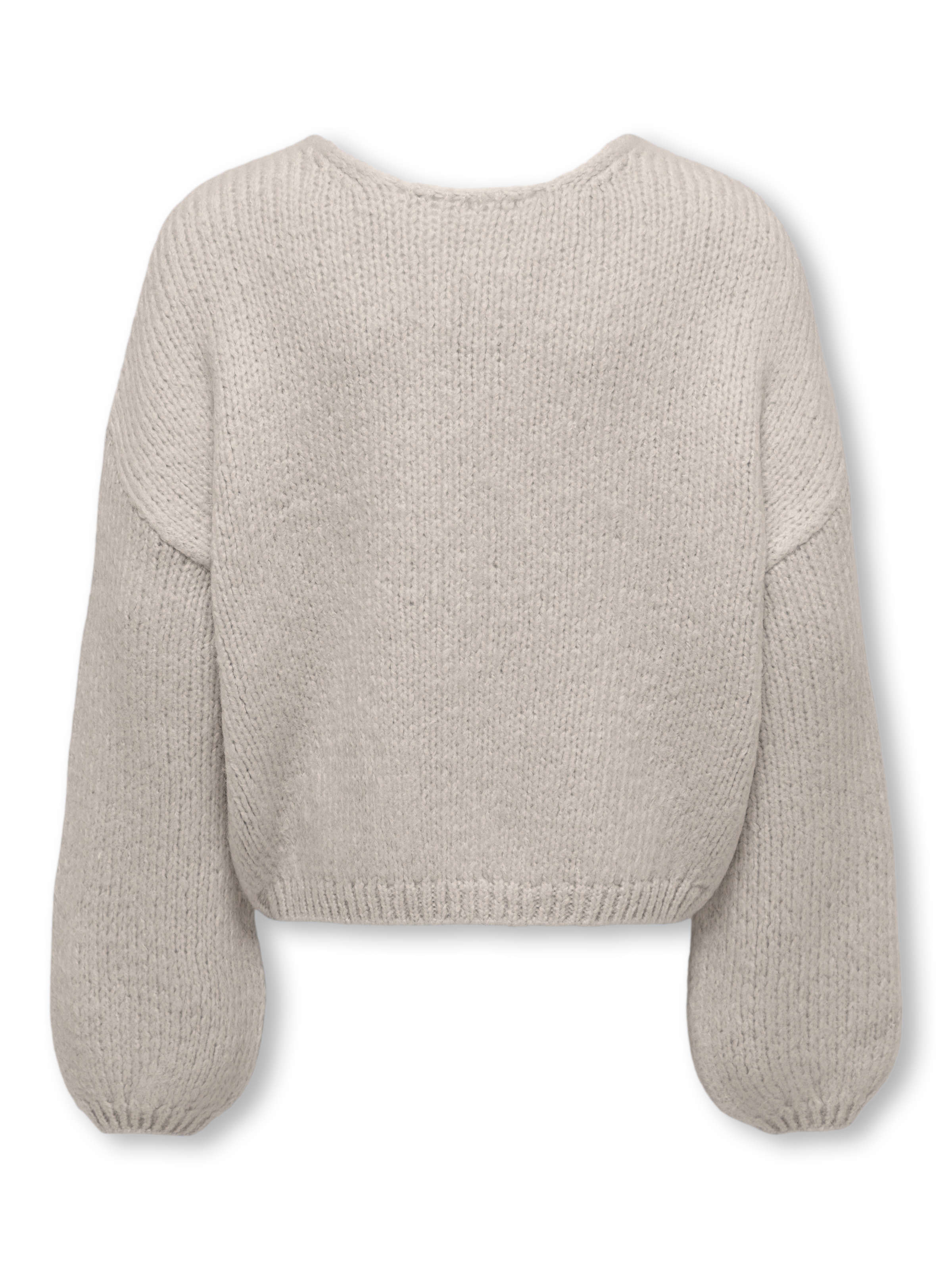 KIDS ONLY Pull col V »KOGDINEA L/S REVERSIBLE PULLOV. KNT« fibre synthétique, coupe régulière