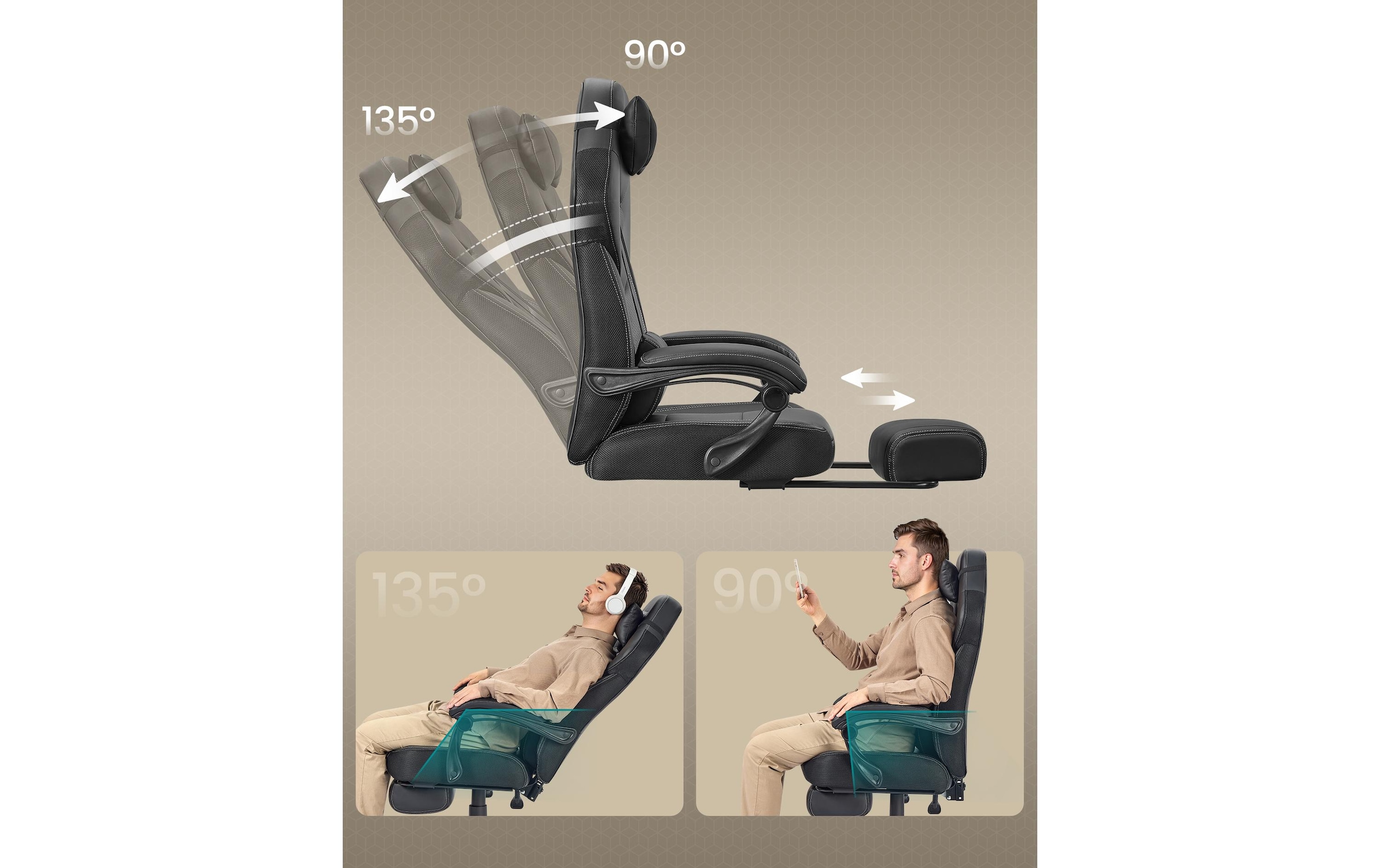 SONGMICS Chaise de jeu »70 x 64 x 128 cm« ()