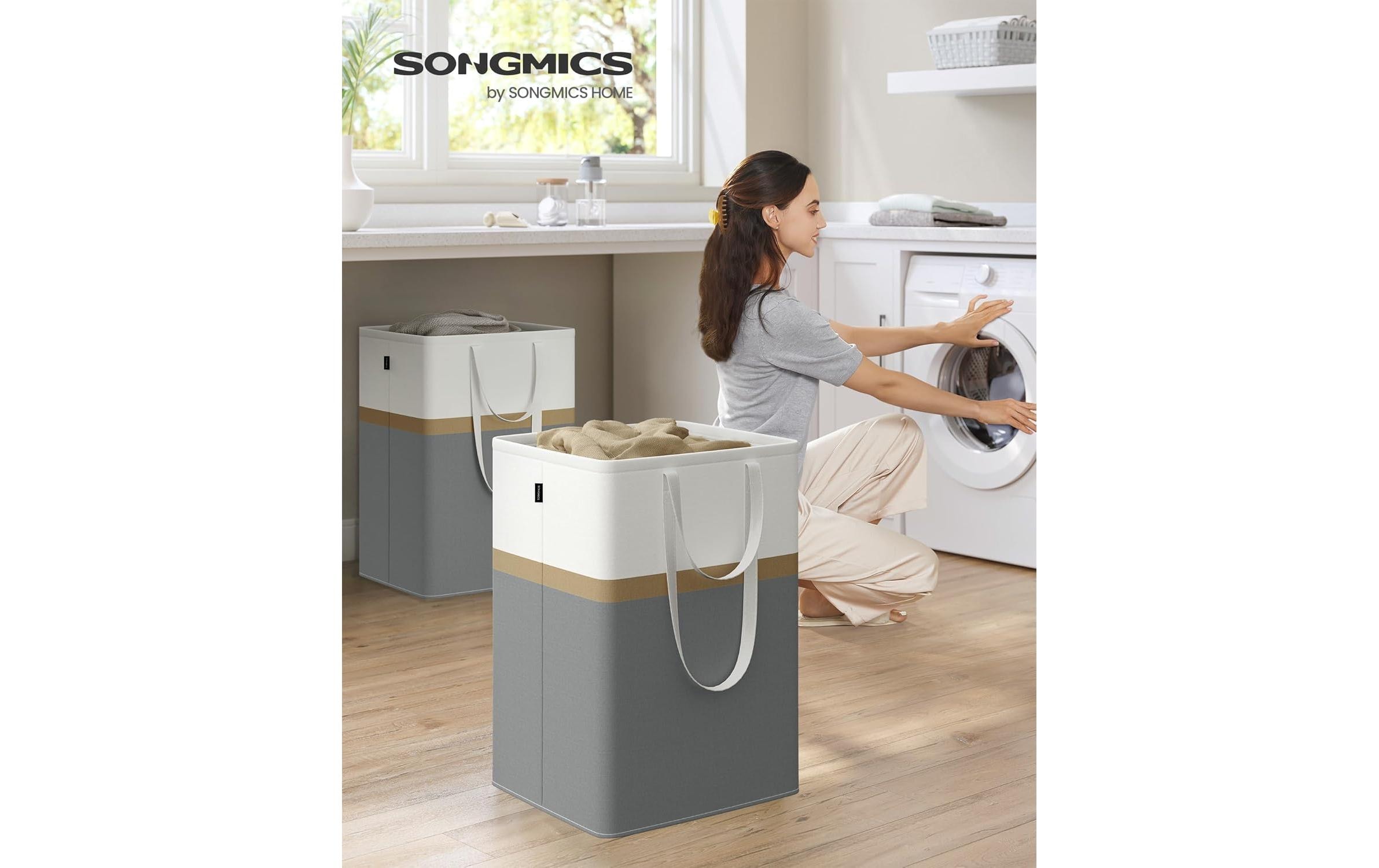 SONGMICS Wäschekorb »2-er Set 110 l«