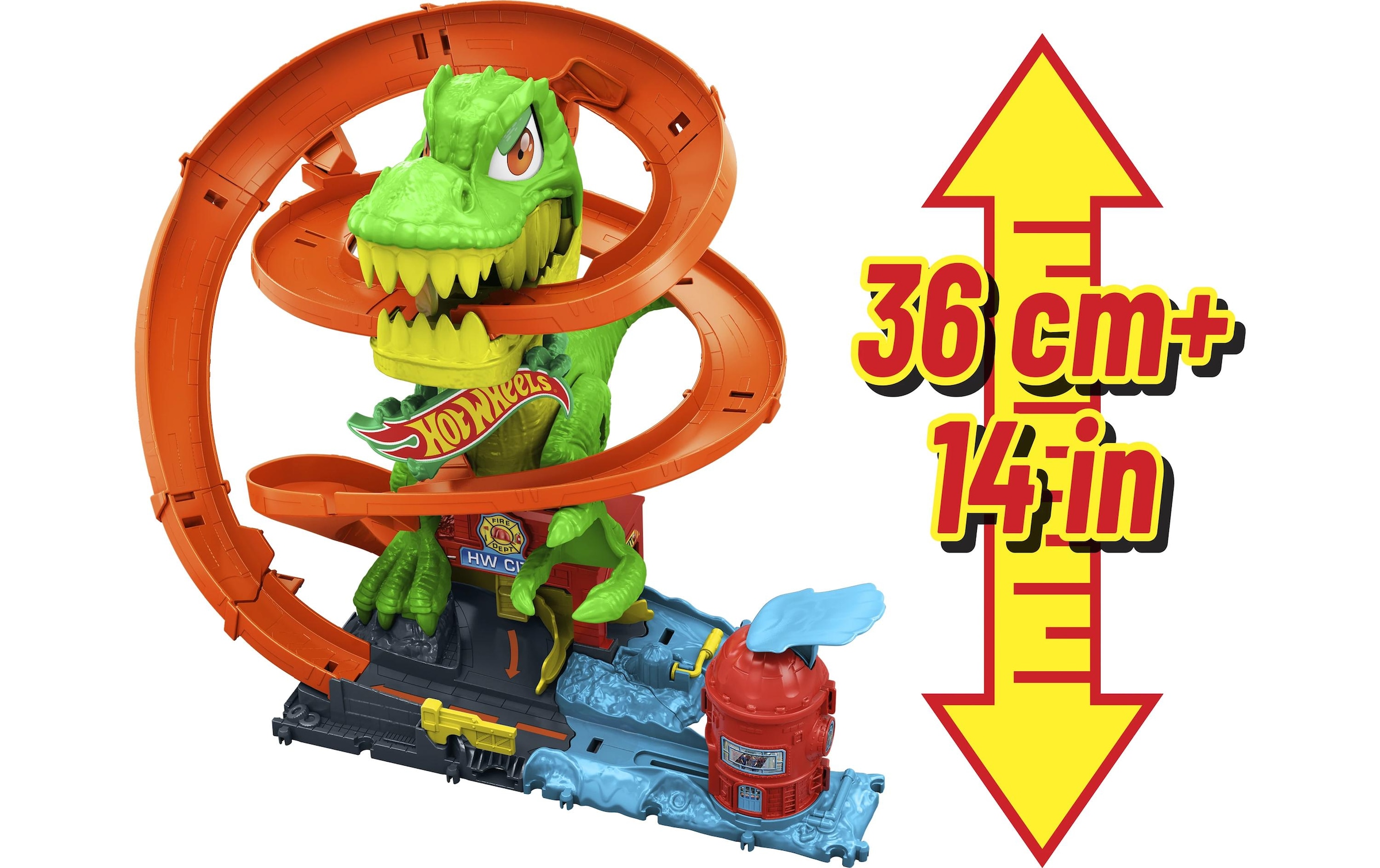 Hot Wheels Spielzeug-Auto »Hot Wheels City T-Rex-Schlacht«