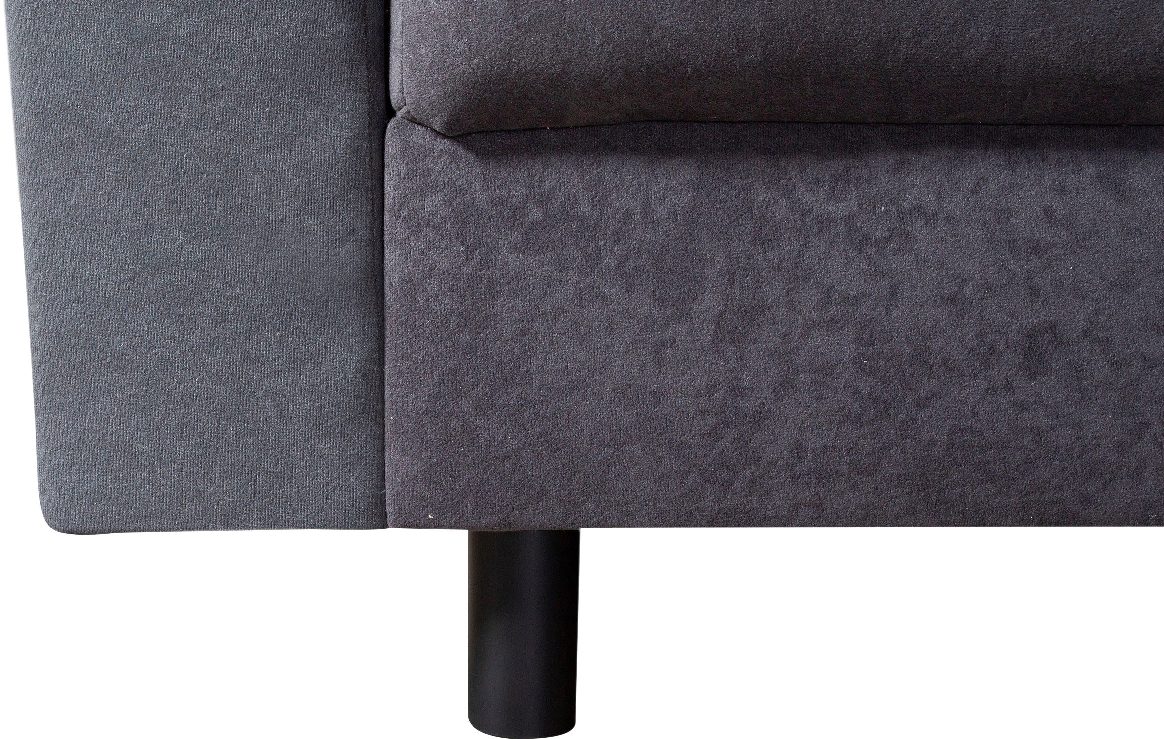 COLLECTION AB Canapé d'angle »Antonia L-Form, B: 215 cm« Ecksofa, Rückenkissen, ottomane beidseitig montierbar, Bonnelfederkern