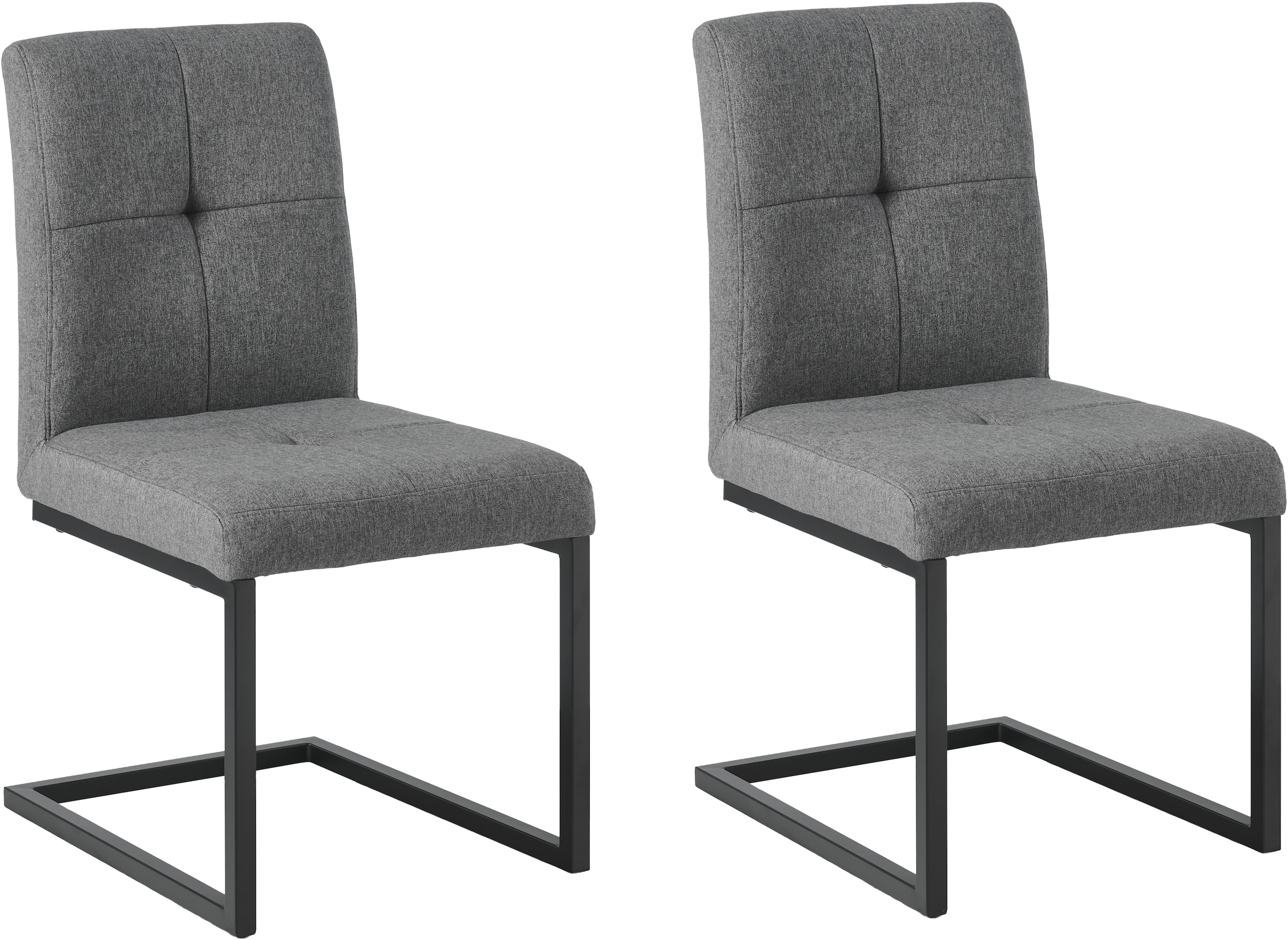 GOODproduct Ensemble de bancs d'angle »Geranie, Sitzgruppe, Eckbank inkl. Stauraum, Esstisch, 2 Freischwinger« Set, Eckbank inkl. Stauraum wahlweise links und rechts montierbar, 4 pièces tlg. mit und ohne Stauraum wählbar