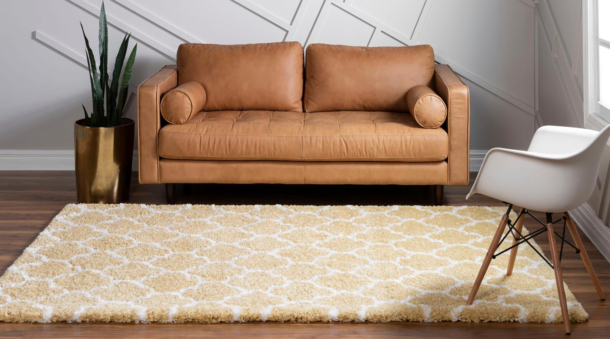 Myflair Möbel & Accessoires Tapis à poils longs »Temara Shag, LAGERRÄUMUNG!« Rectangulaire 51 mm Höhe gewebt, weich & kuschelig, ideal im Wohnzimmer & Schlafzimmer