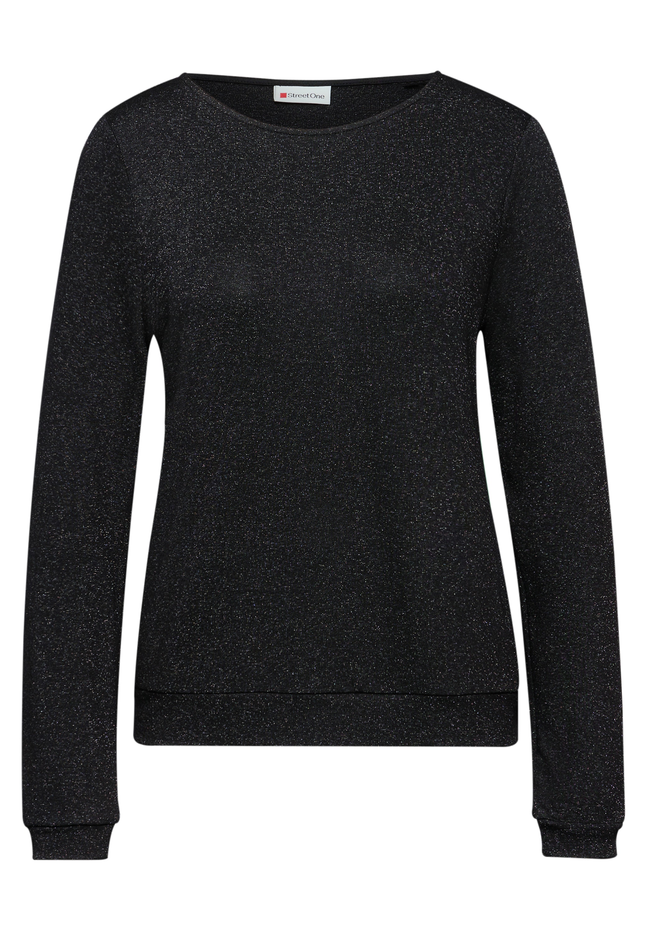 STREET ONE T-shirt à manches longues mit Glitzerdetails