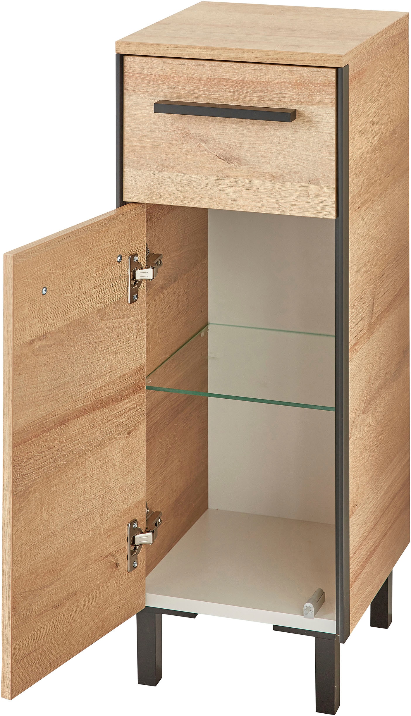 Saphir 1100000002199 »Quickset 395 5-teilig, Waschbeckenunterschrank mit LED-Spiegelschrank« 5 cuis tlg.