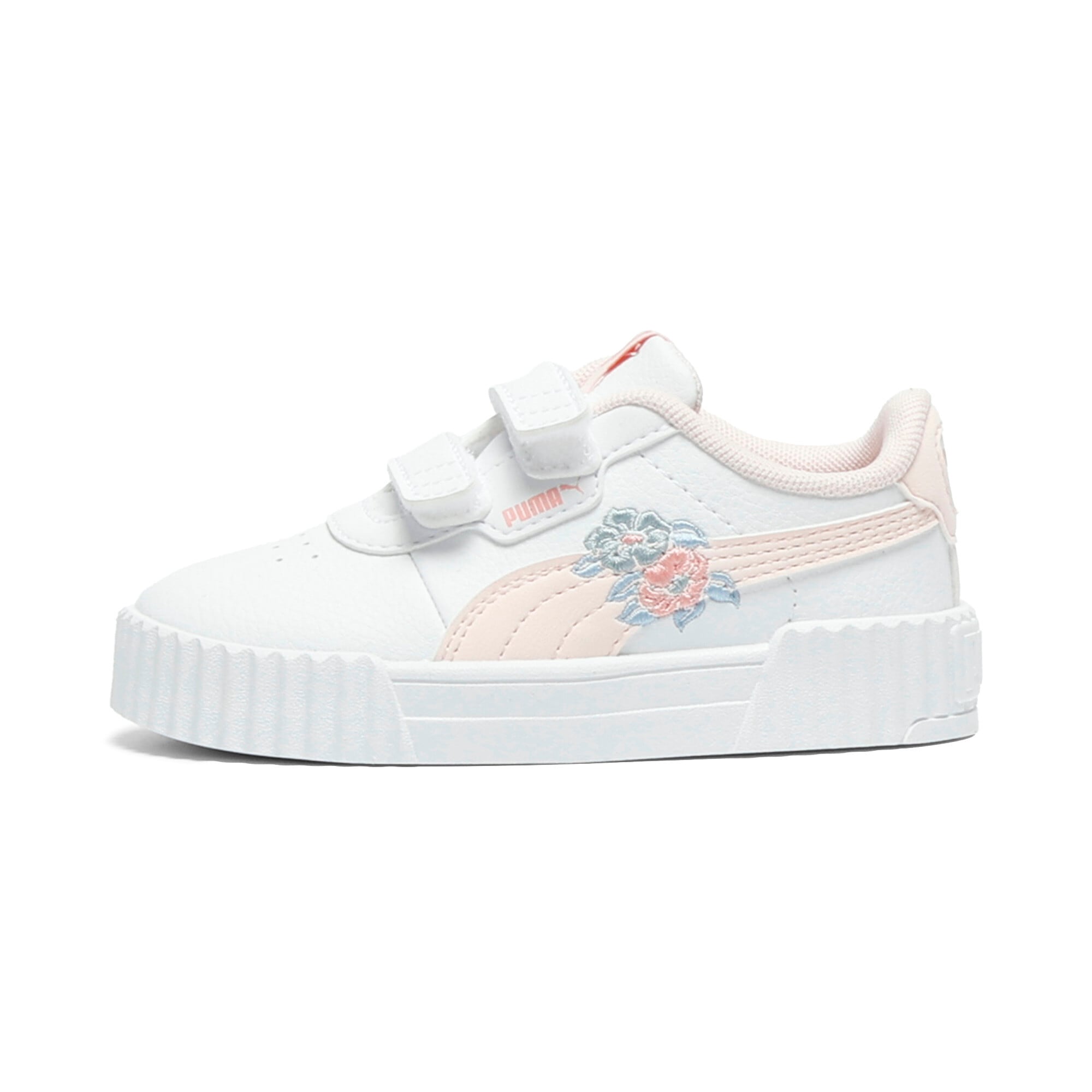 PUMA Sneaker »CARINA 3.0 FLORAL V INF«  mit Klettverschluss, mit Gummilaufsohle, Obermaterial aus Synthetik