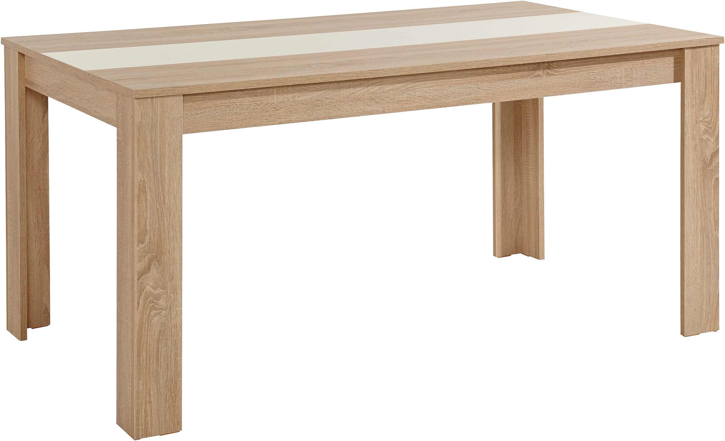 Home affaire Esstisch »Pluto« 1er Set,  Einlegeplatte wendbar