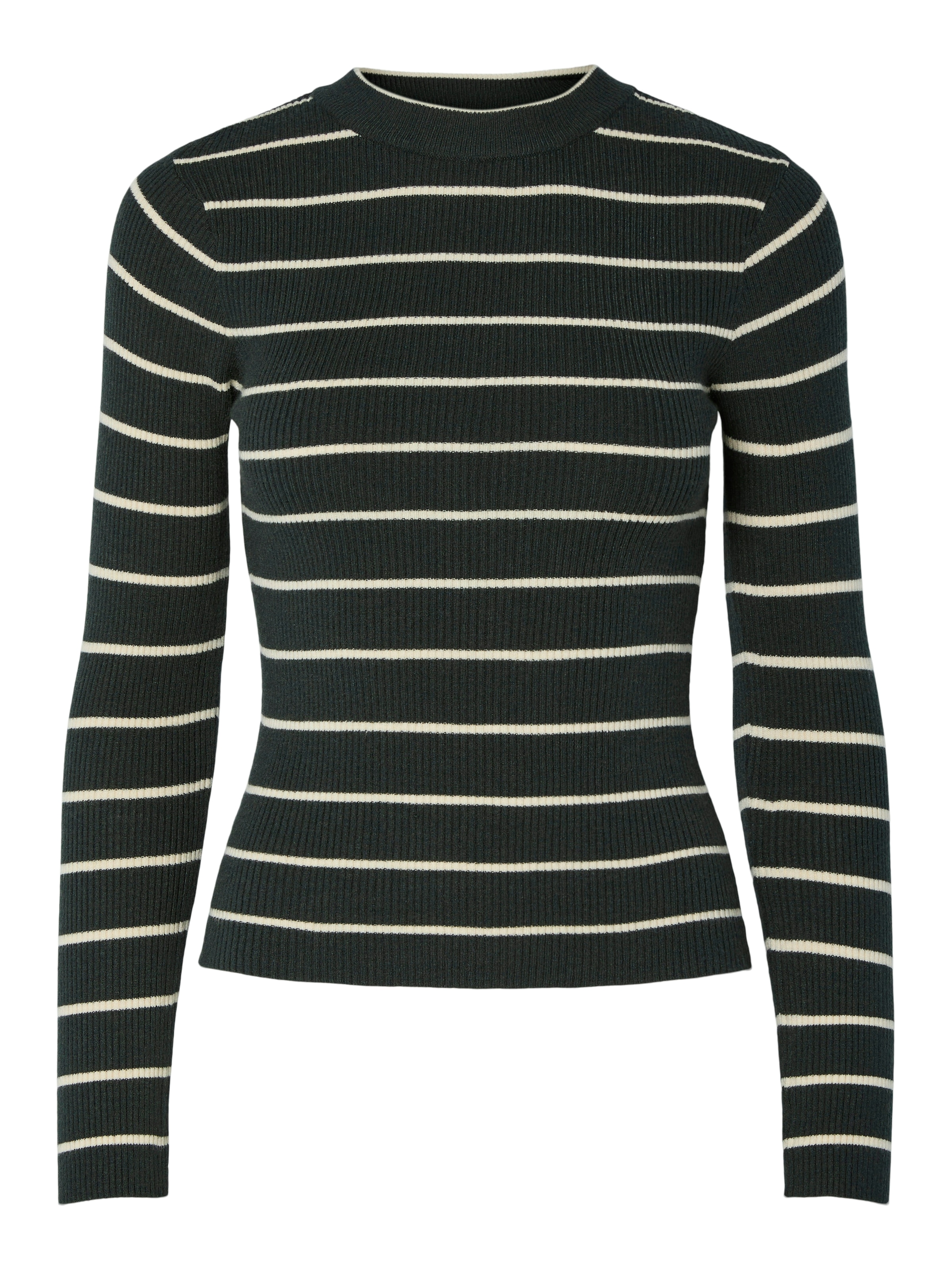 pieces Pull à col rond »PCMIRA NEW LS O-NECK KNIT NOOS BC« mélange de viscose