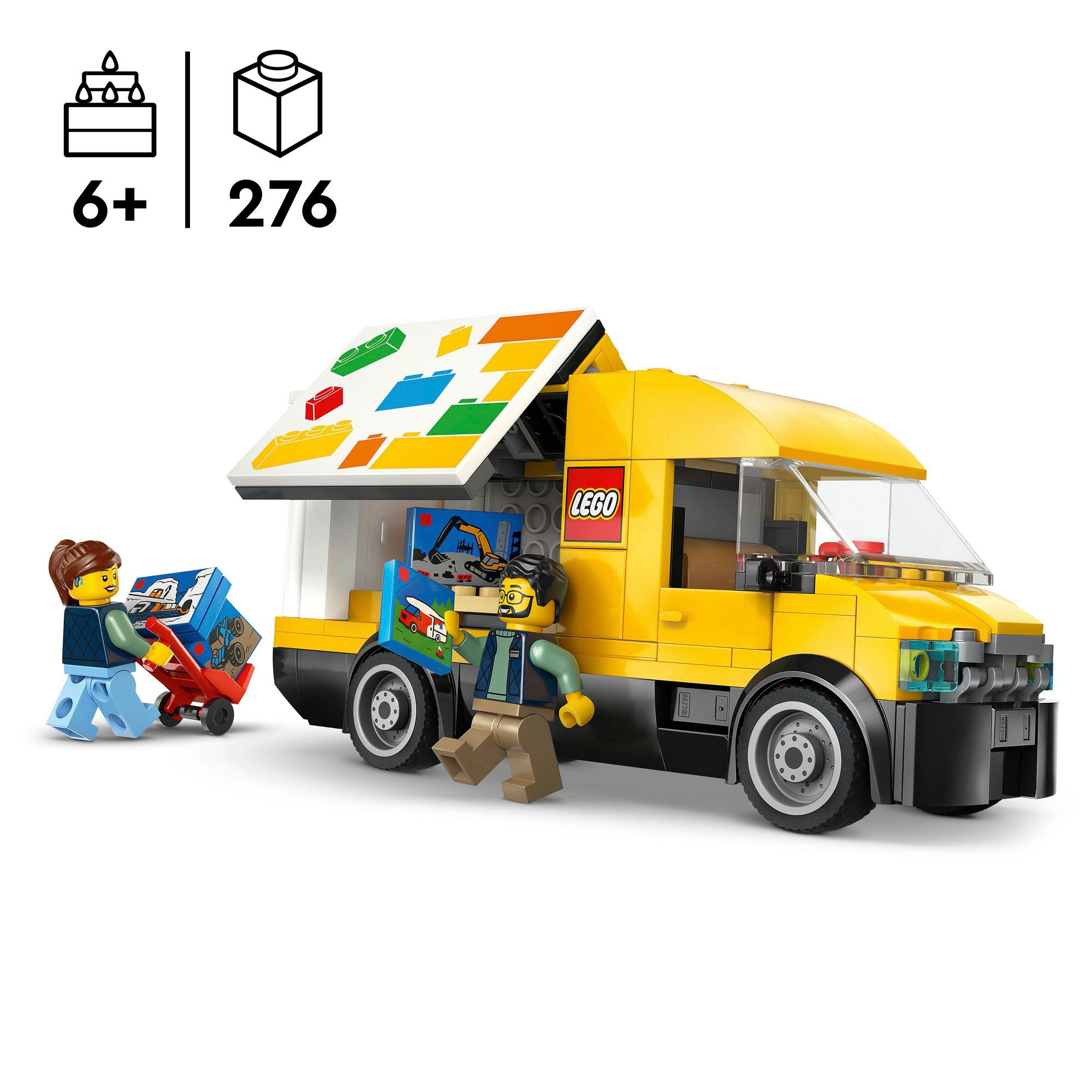 LEGO® Pions de construction »Der LEGO Lieferwagen (60500), LEGO City« Made in Europe