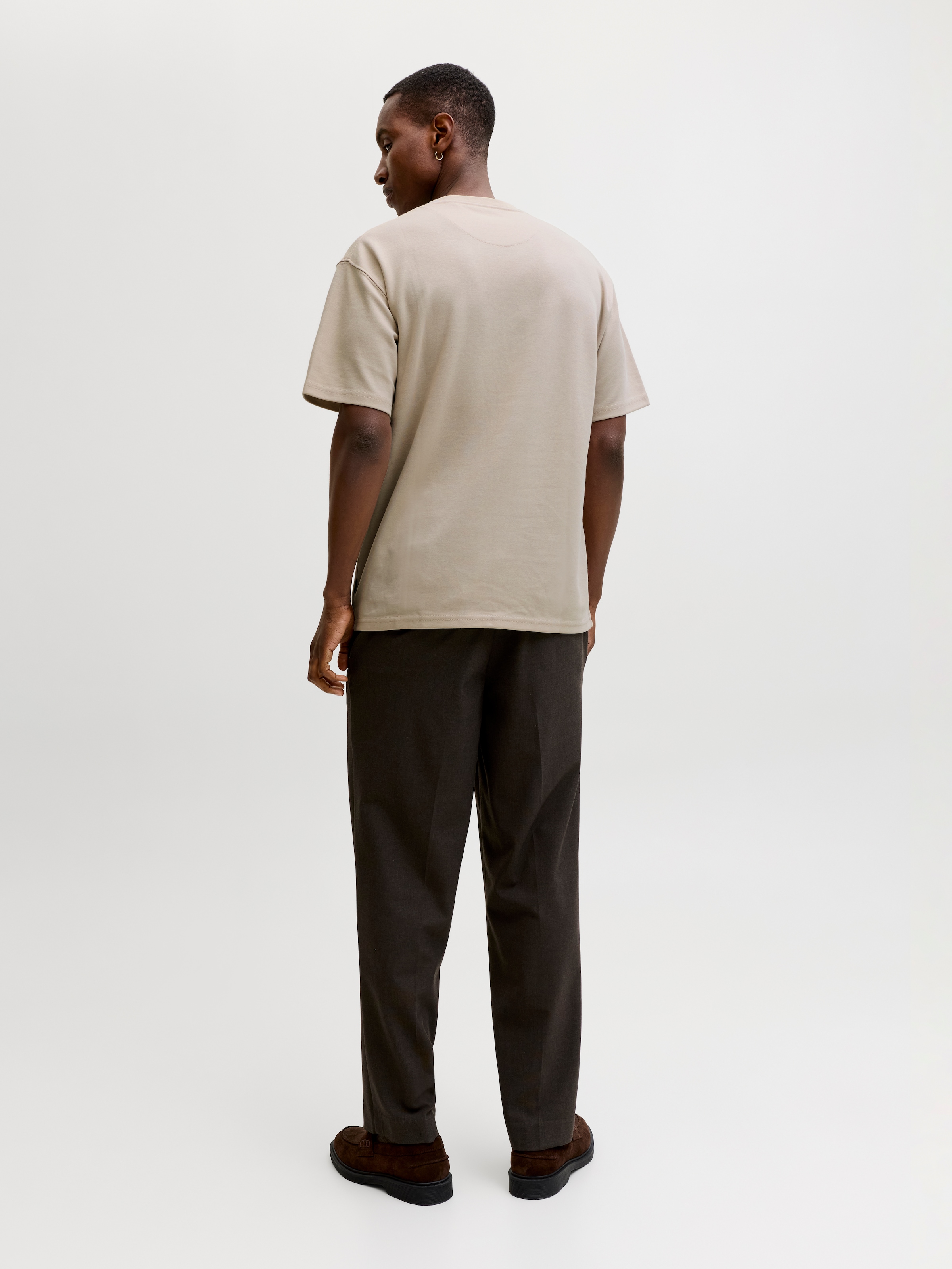 Jack & Jones T-shirt à manches courtes »JPRBLAETHAN SS LOGO TEE SN« Materialmix, regular fit