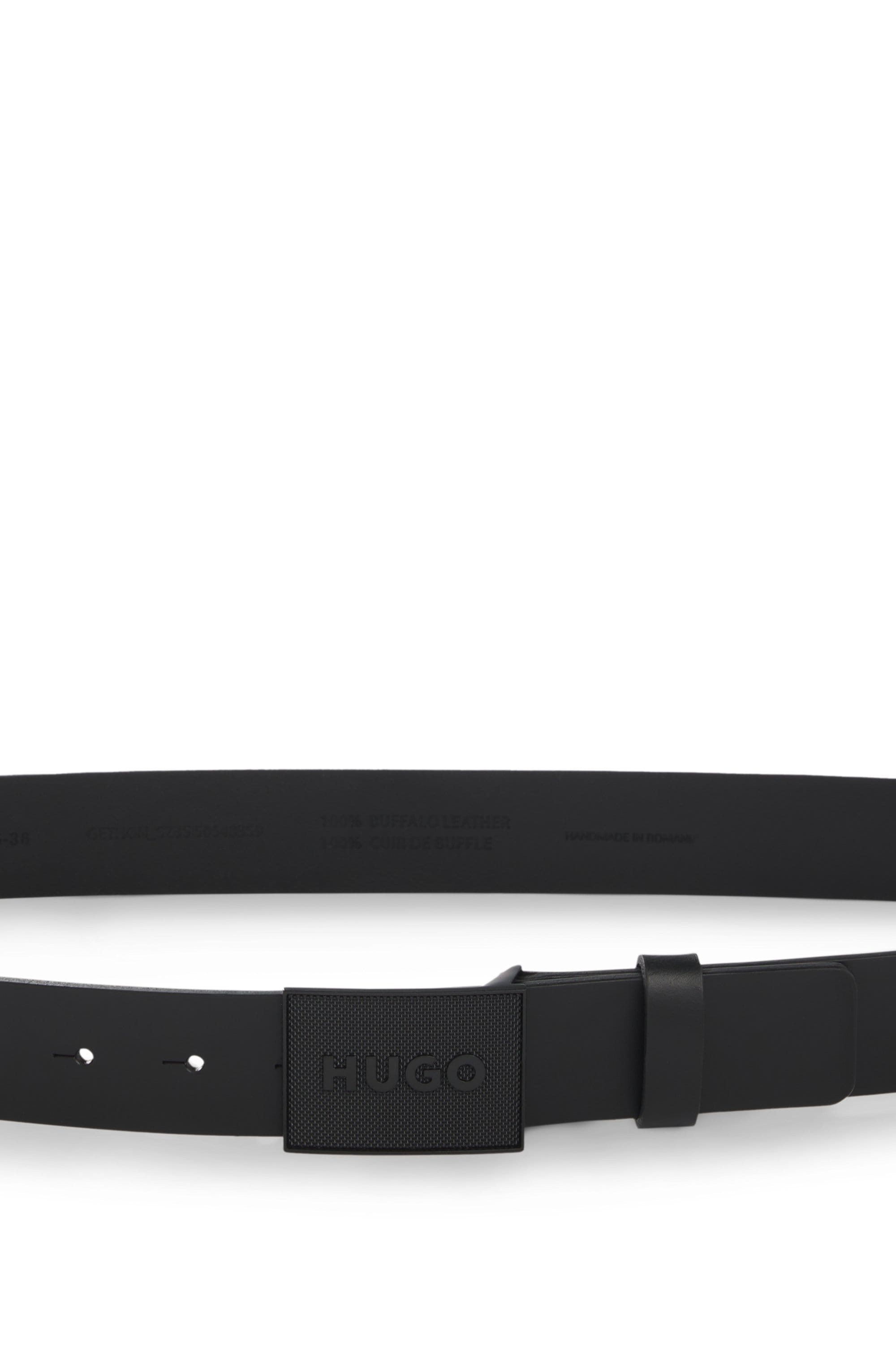 HUGO Ceinture en cuir »Gethon Sz35« mit HUGO Koppelschliesse