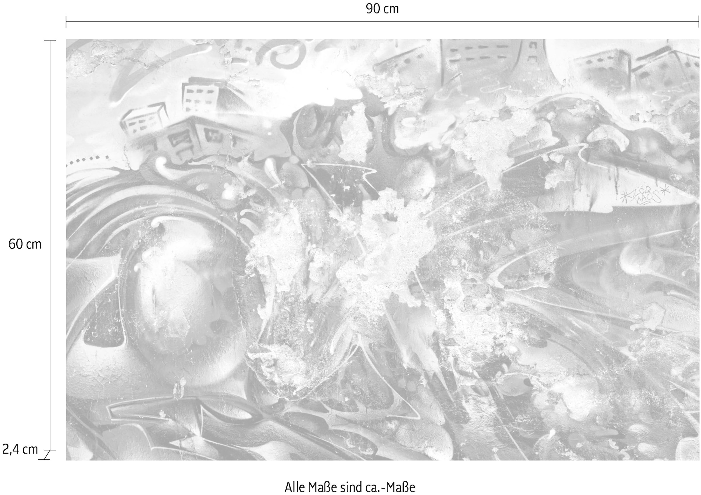 queence Tableau en verre acrylique »Kunstwerk« Fine Art-Print in Galeriequalität