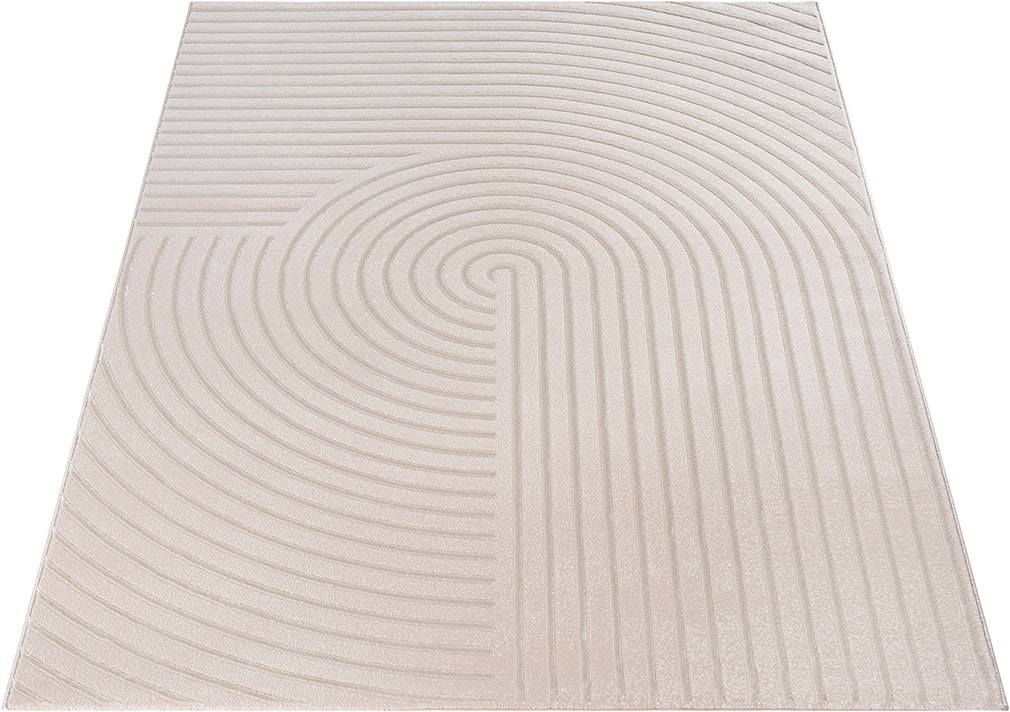 the carpet Teppich »Knight« rechteckig 12 mm Höhe moderner Wohnzimmer Teppich elegant glänzender Flor