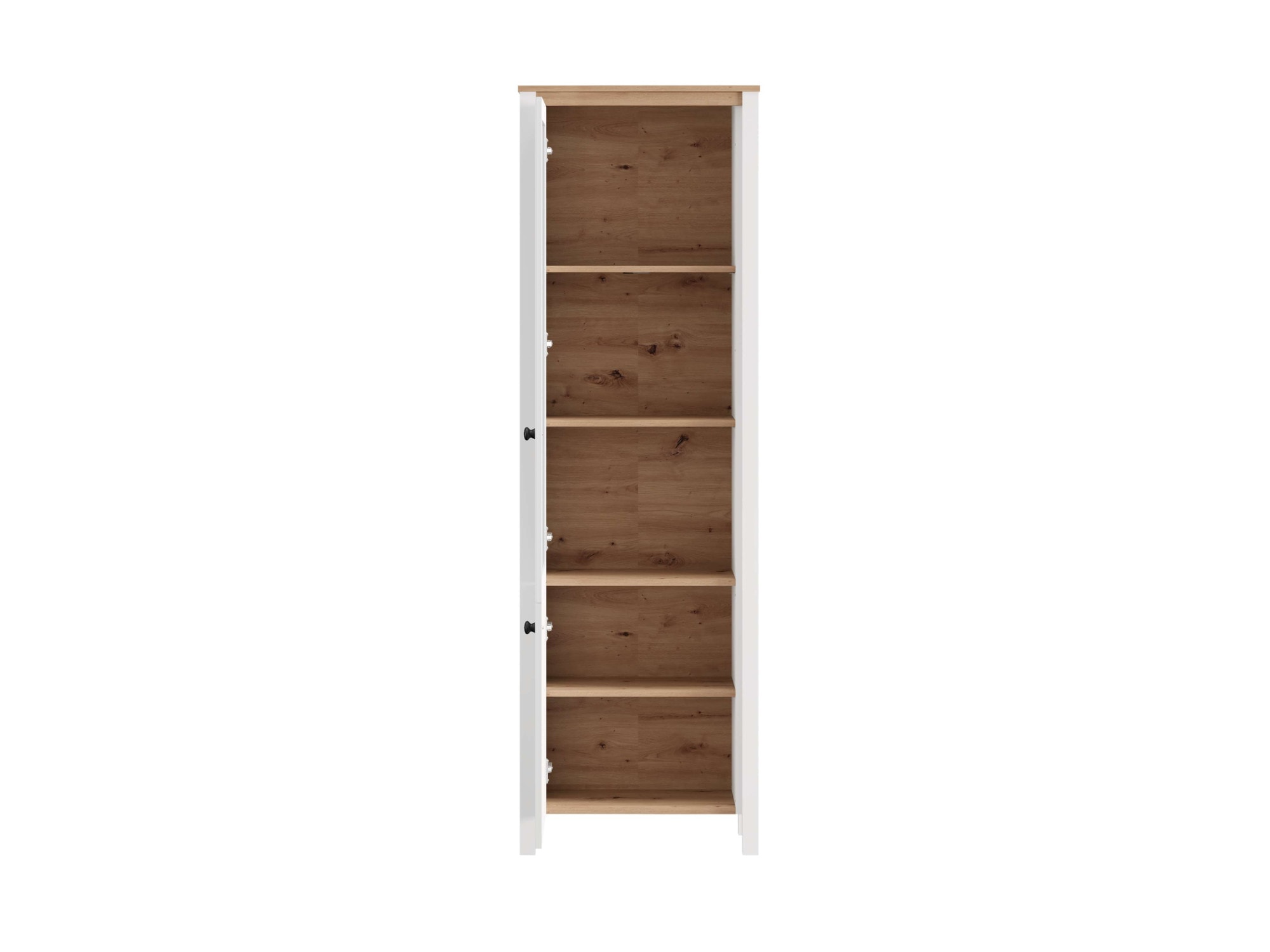 Home affaire Vitrines »BEDFORD Vitrinenschrank, Glasschrank, Standvitrine, Highboard« Profil MDF 2D revêtu, estampage à chaud, chants ABS 1 mm, 4 tablettes