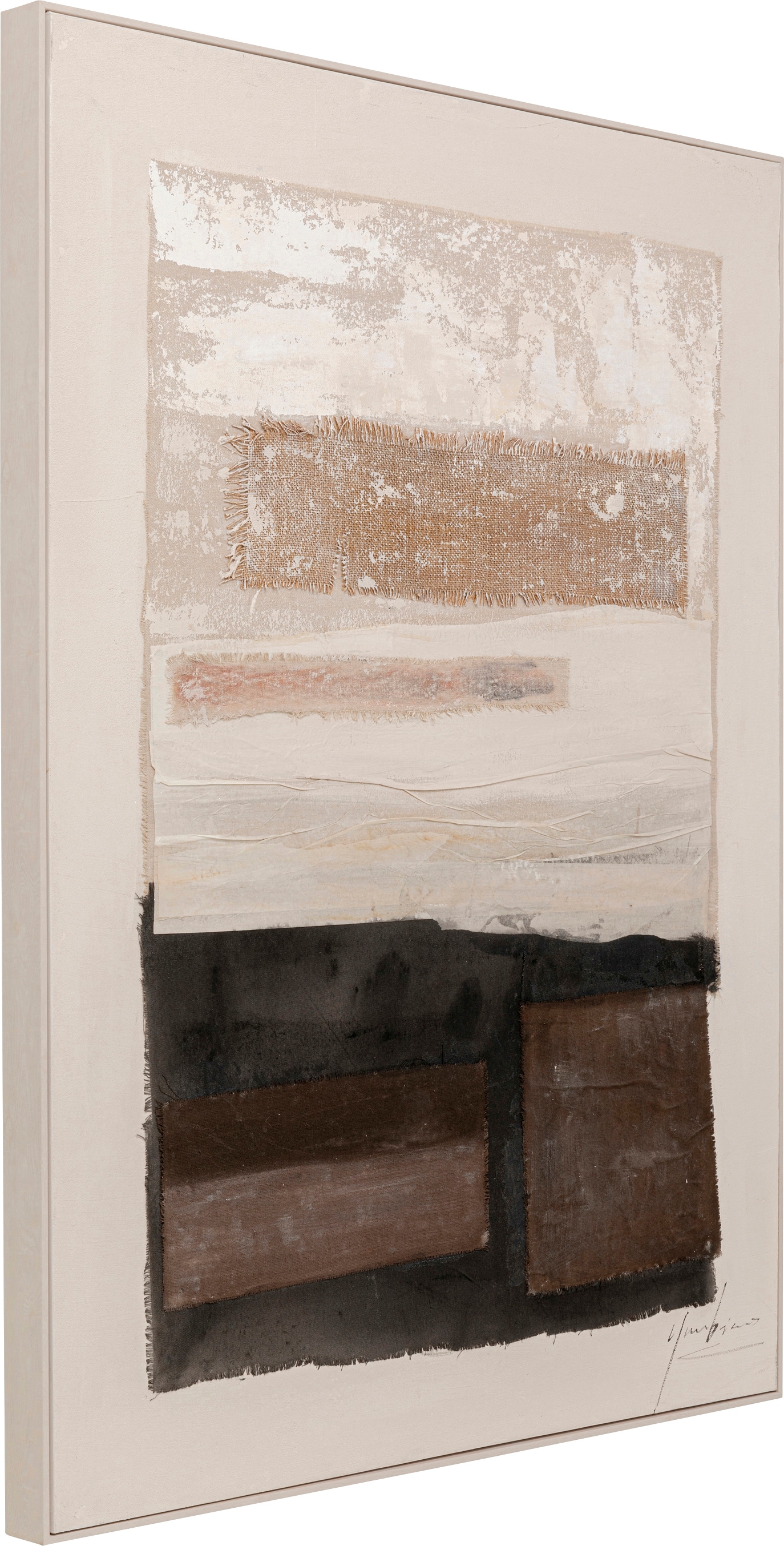 Kare Design Bild mit Rahmen »Gerahmtes Bild Lontano Braun 90x120cm«