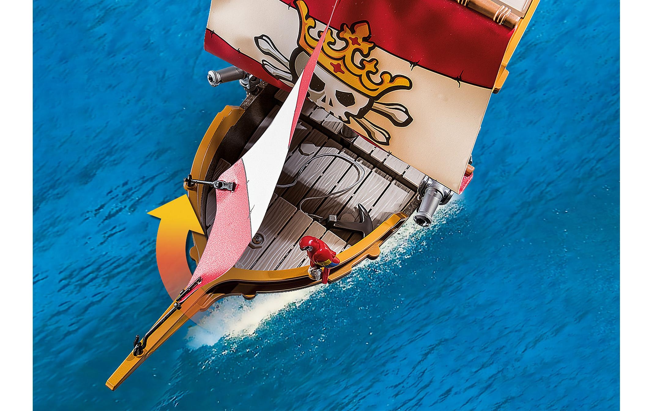 Playmobil® Briques de jeu »Pirates Kleines Piratenschiff 71418«