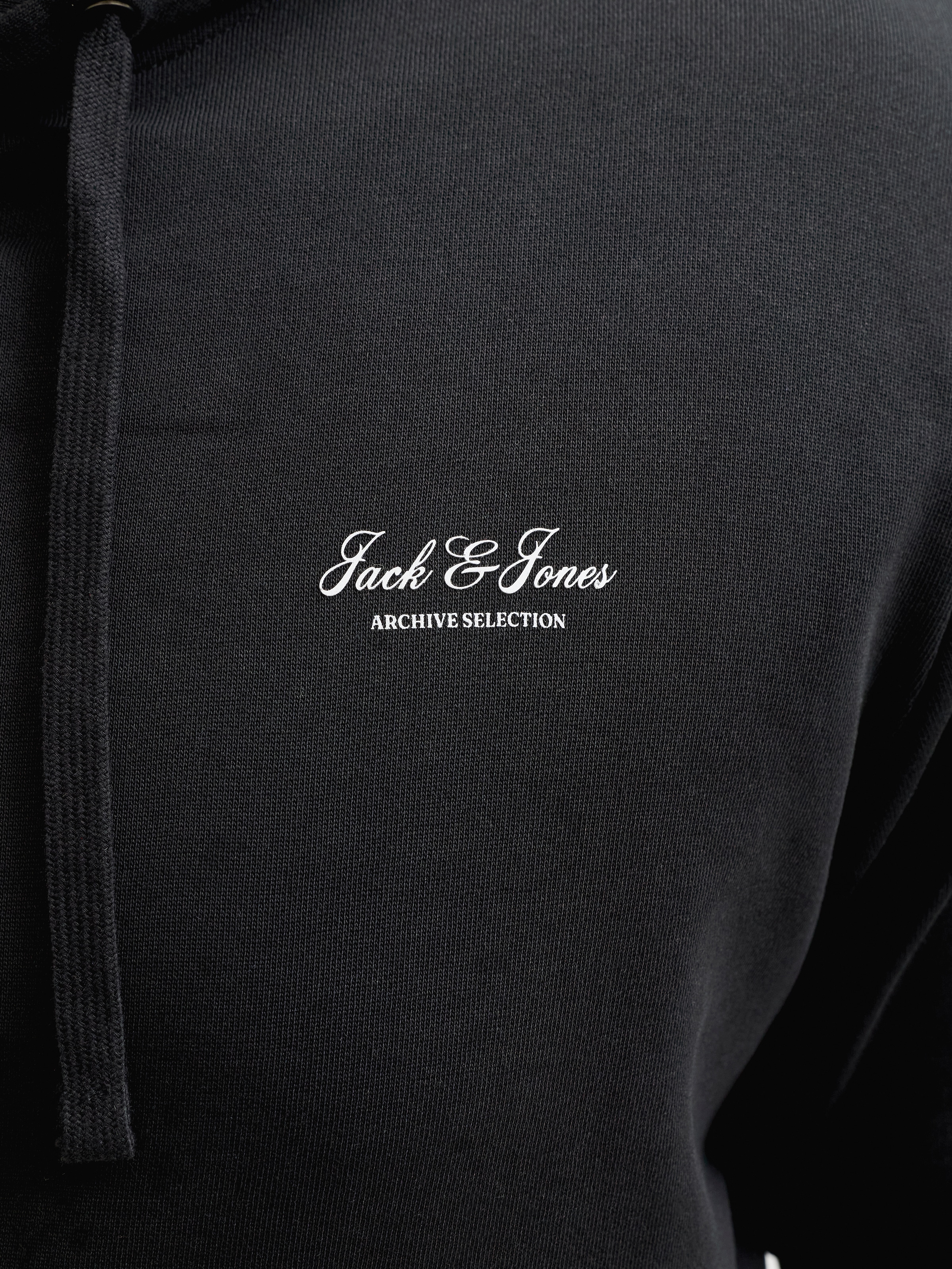 Jack & Jones PlusSize Sweat à capuche »JJEARCHIVE GRAPHIC SWEAT HOOD SN PLS«, mélange coton, coupe régulière
