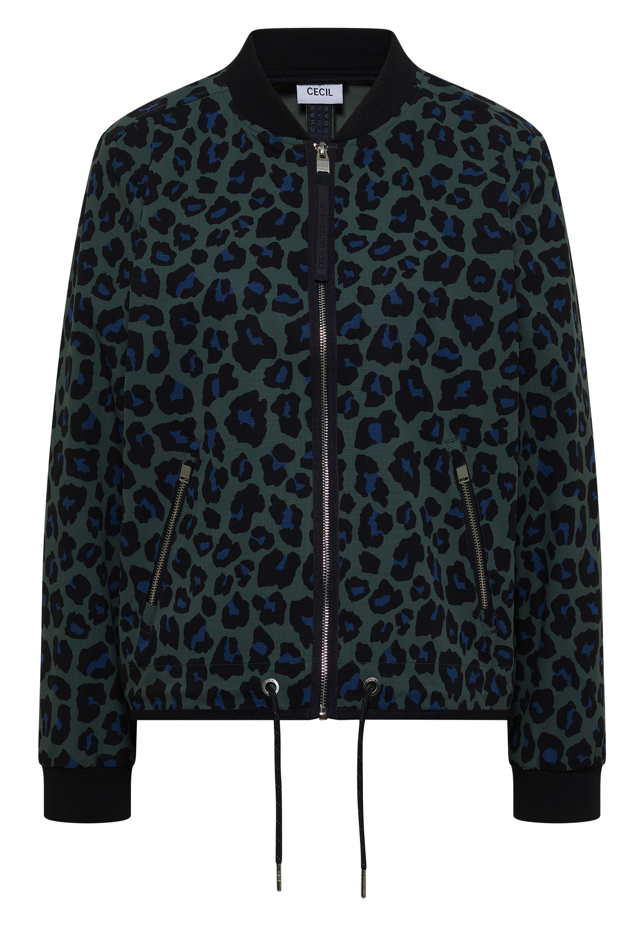 Cecil Blouson avec coulisse et motif léopard