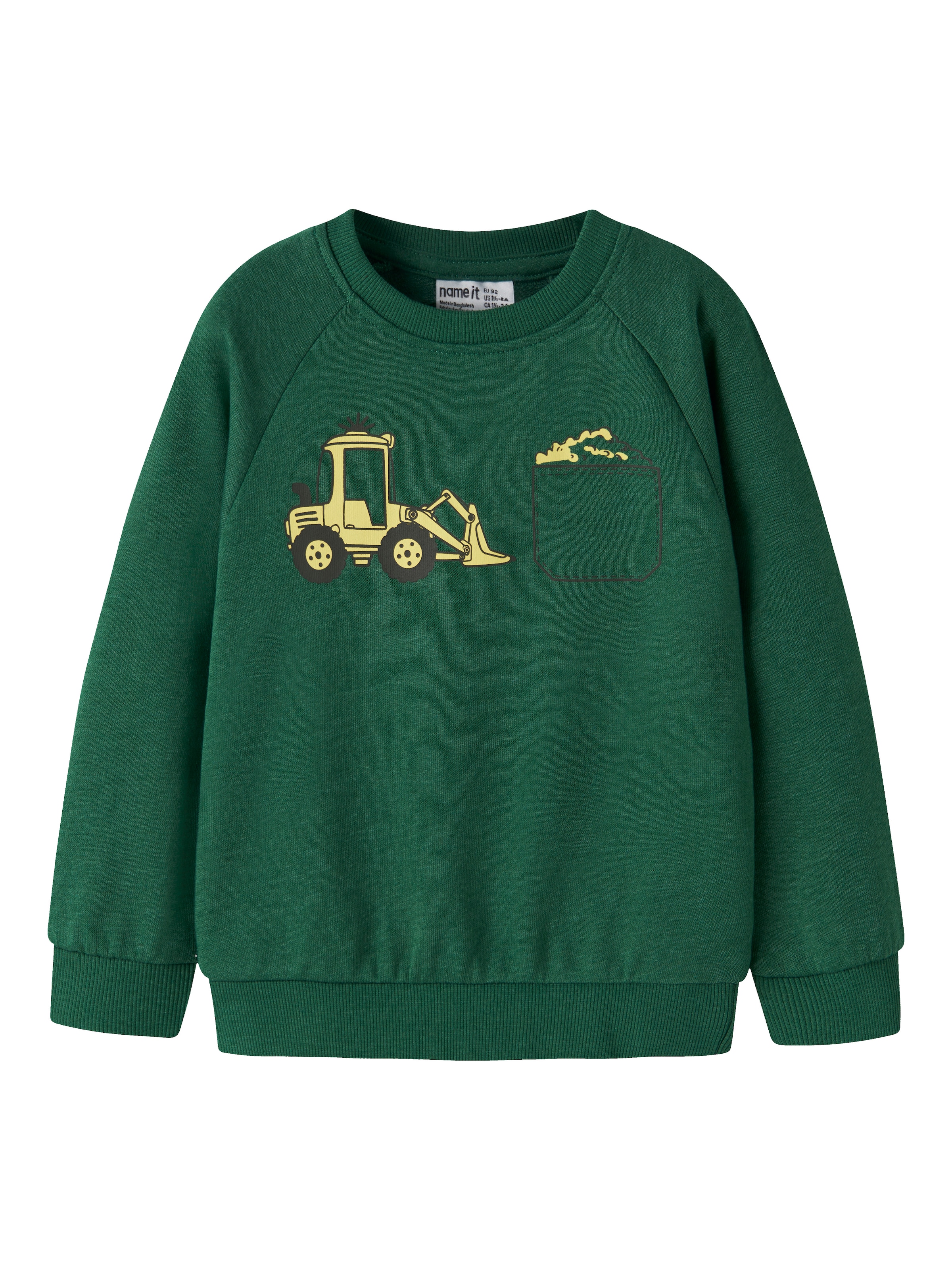 Name It Sweat-shirt »NMMVION LS NREG SWEAT UNB«, mélange coton, coupe régulière
