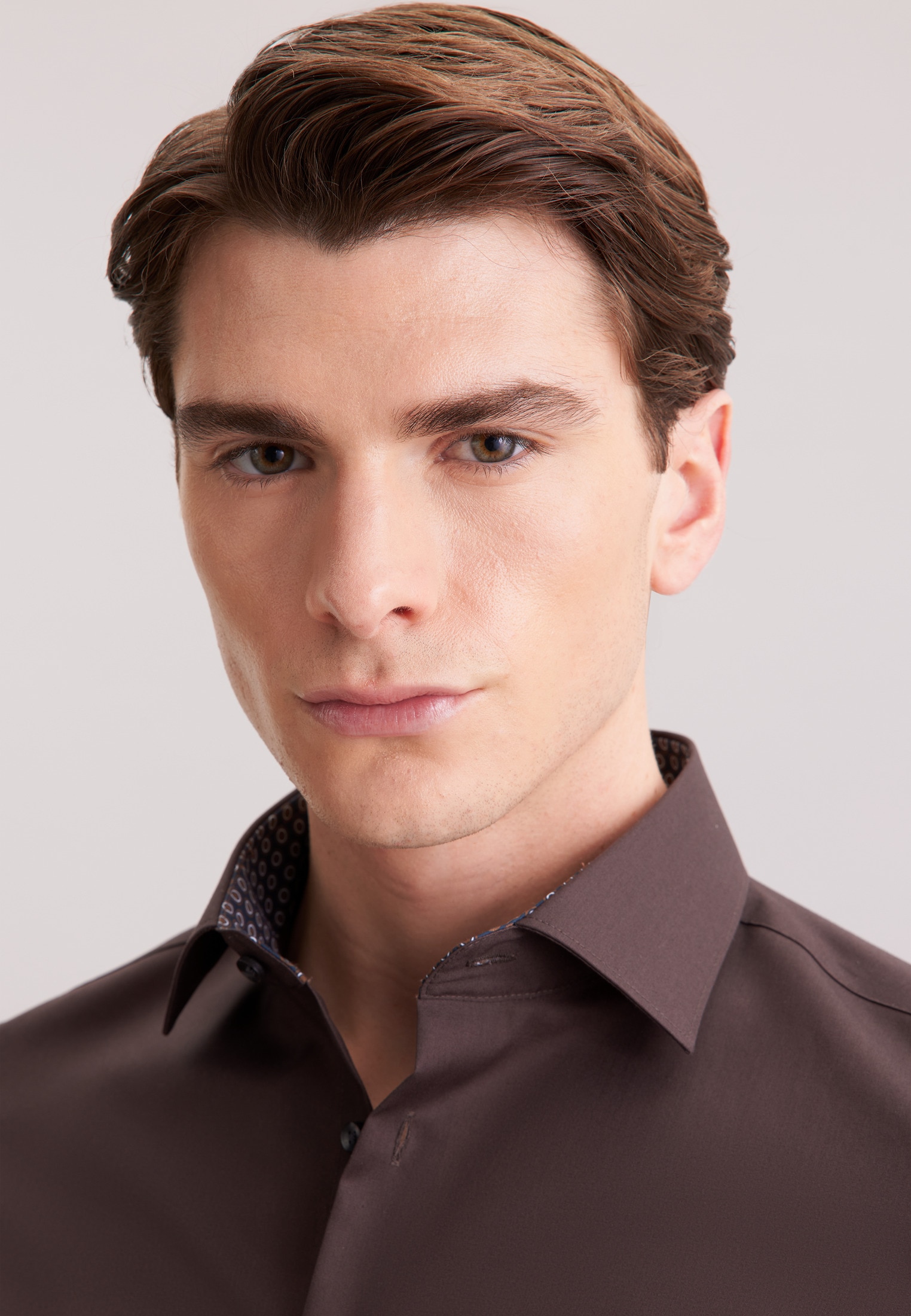 seidensticker Chemise d'affaires »Schwarze Rose« Slim 1/1 Kentkragen Uni