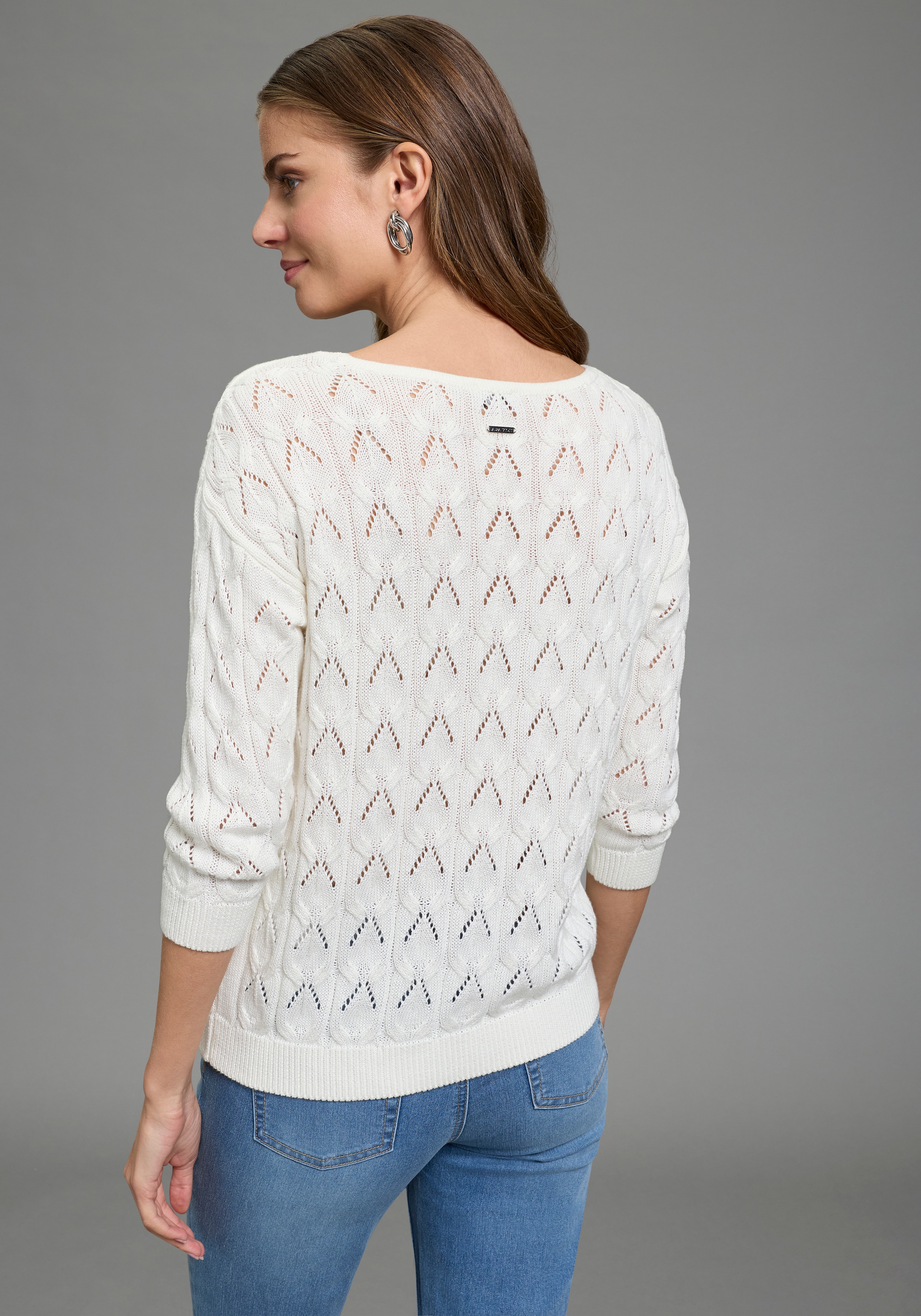 Laura Scott Pull ajouré »im leichten Sommer-Look« pull léger à motif ajouré féminin