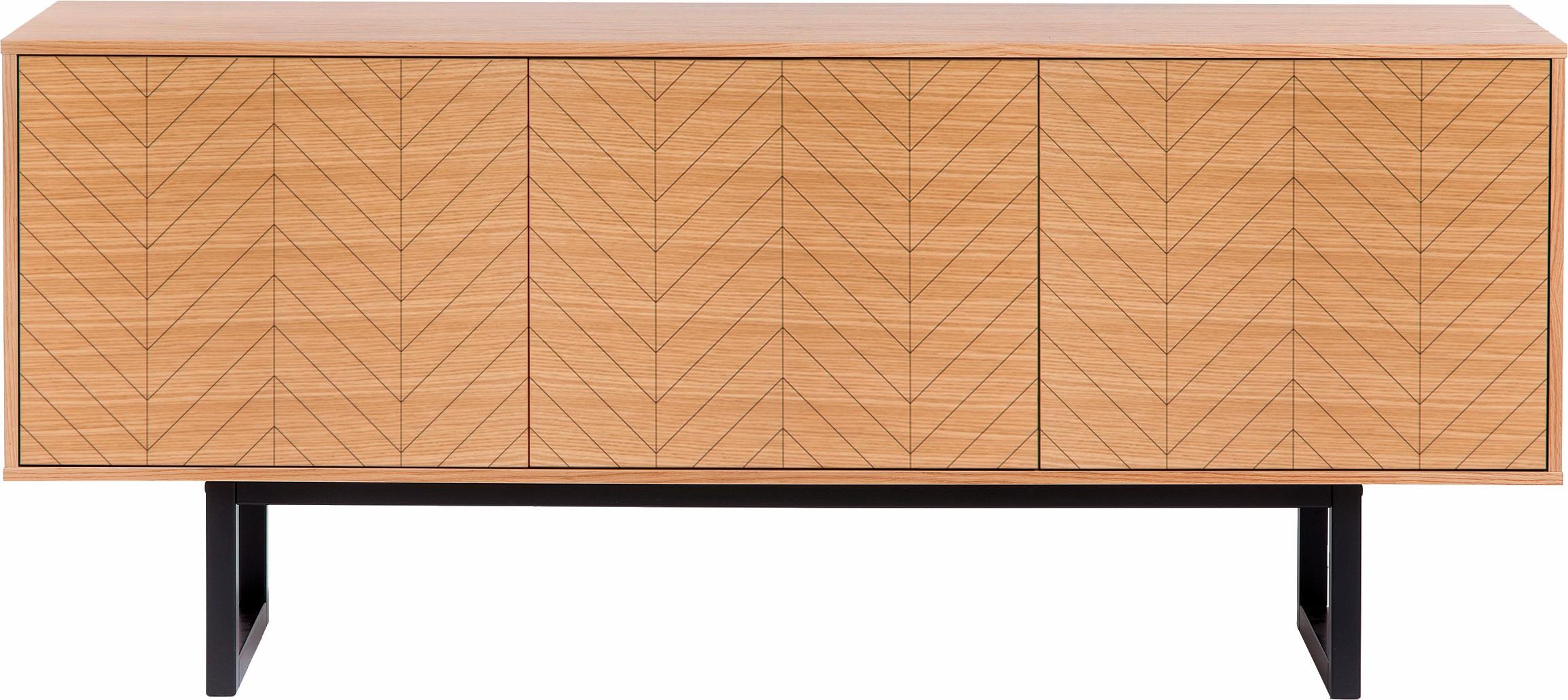Woodman Sideboard »Noella« Kommode im schlichten skandinavischen Design, Breite 175 cm, FSC®