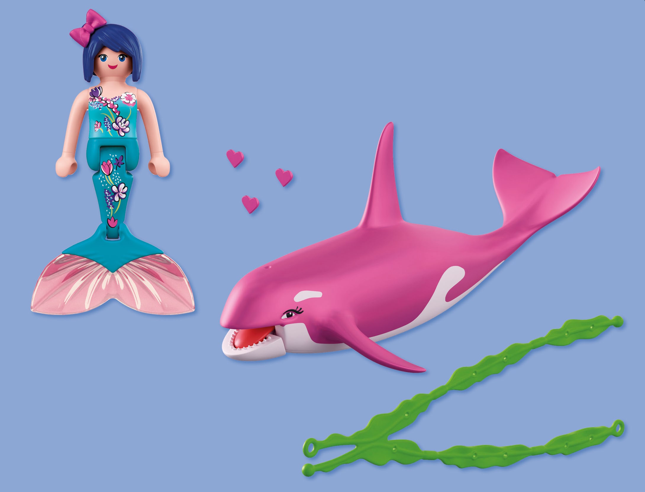 Playmobil® Konstruktions-Spielset »Orca mit Meerjungfrau (72106), Fantasy & Magic«