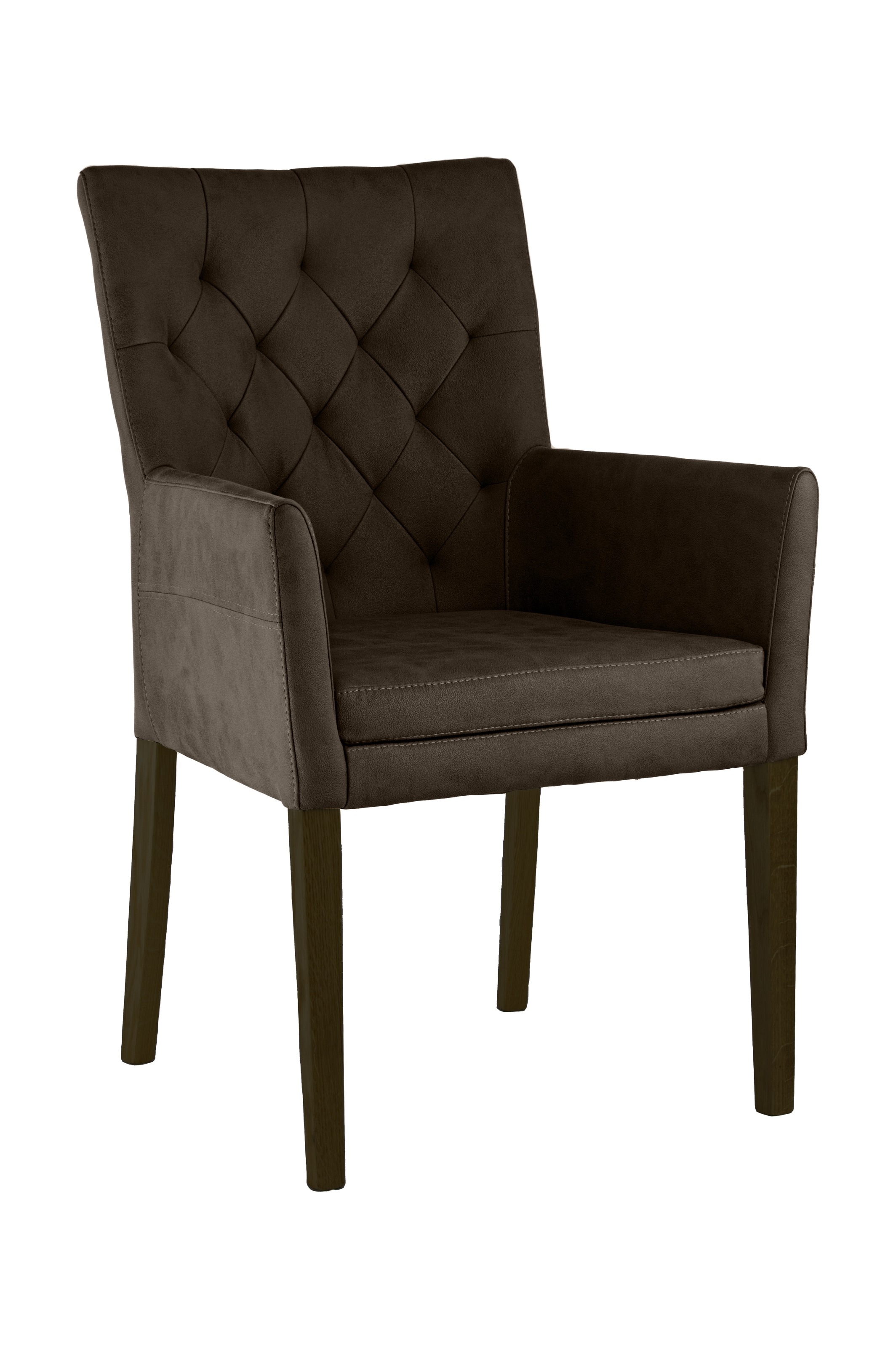 Home affaire Chaise avec accoudoirs »Colorado« () 1 cuisGestell aus Massivholz