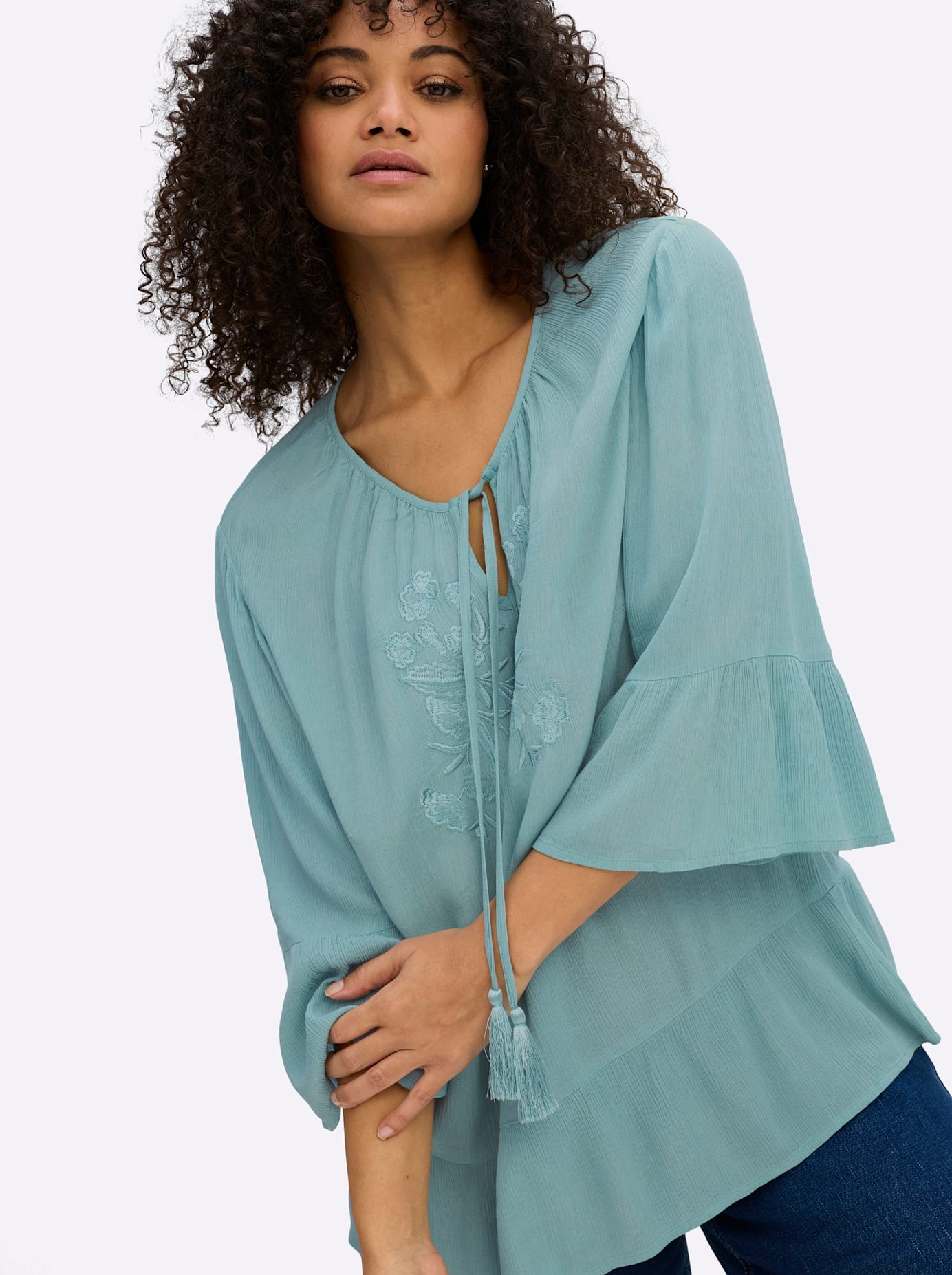 Sheego Blouse à enfiler