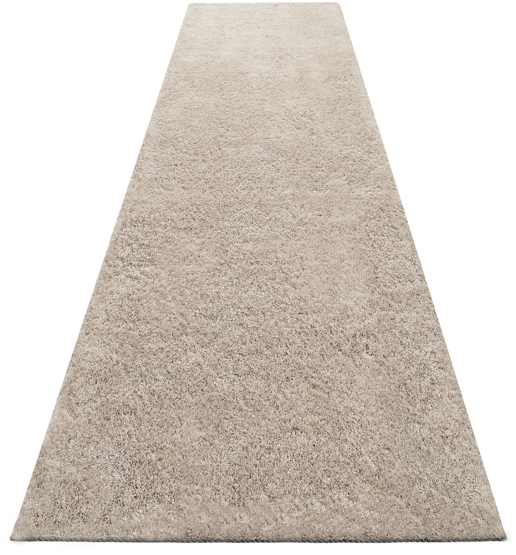Bruno Banani Tapis de sol à poils longs »Dana Teppich, Kundenliebling« Rectangulaire 30 mm Höhe Brücke, uni, weich, Mikrofaser, Diele, Flur, Wohnzimmer, Schlafzimmer