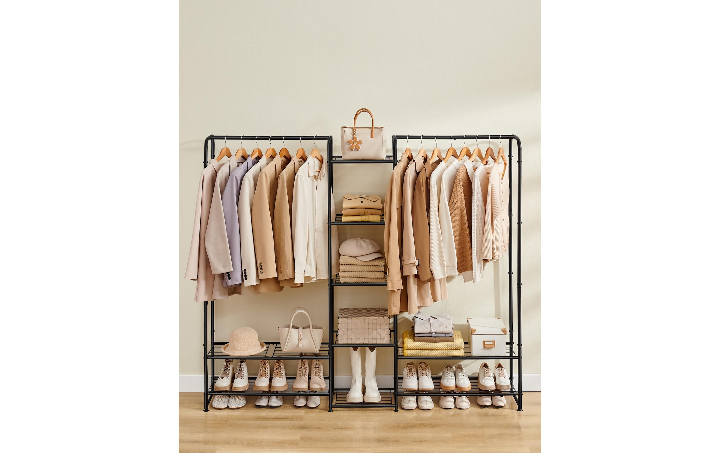 SONGMICS Garderobenständer »182.4 x 29 x 158.4 cm« Offener Kleiderschrank