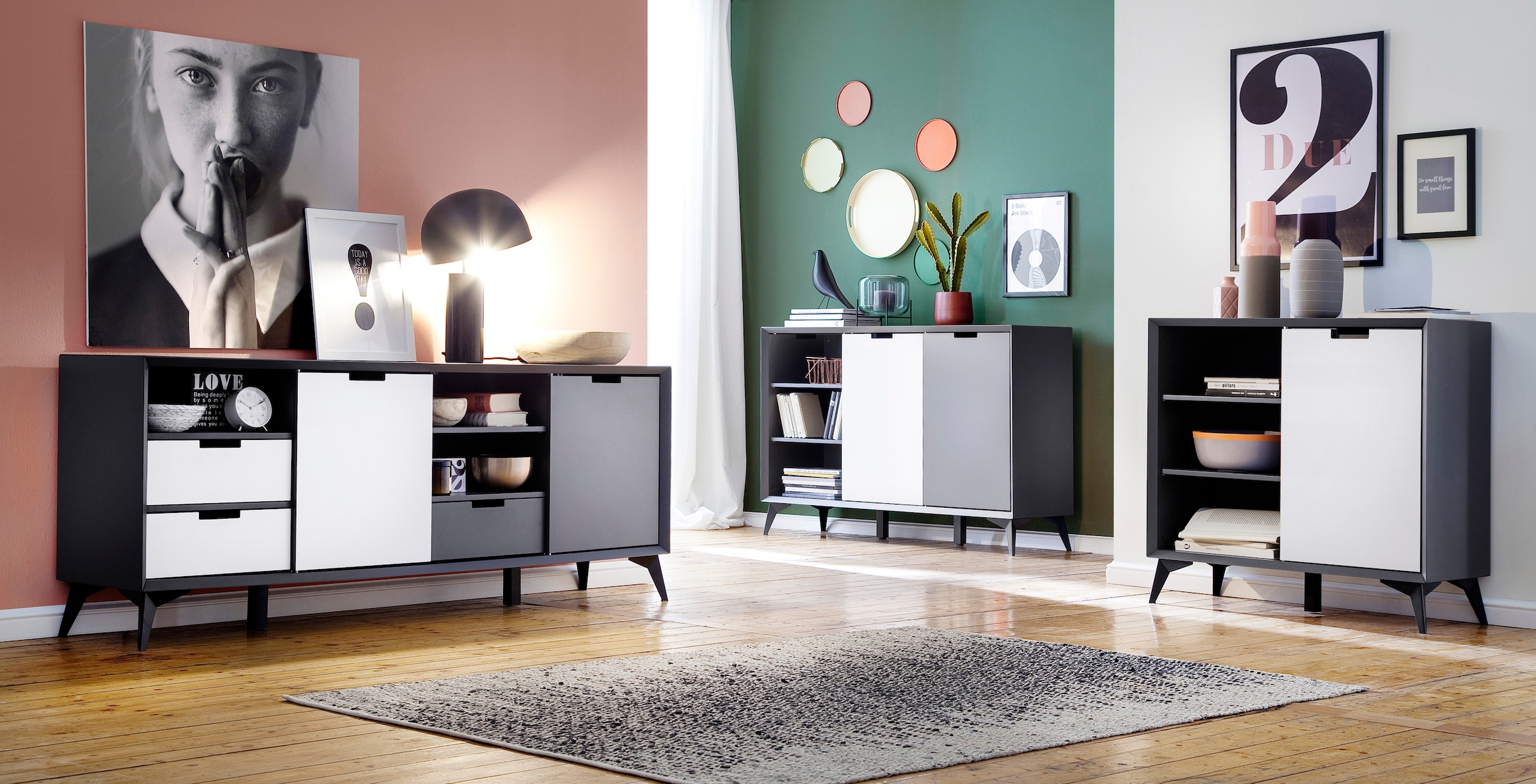 MCA furniture Sideboard »Netanja« Breite ca. 180 cm