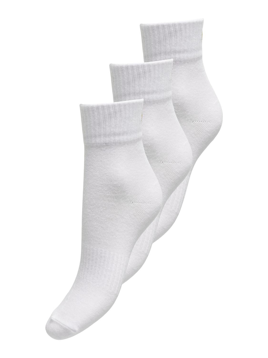 ONLY Chaussettes »ONLTINE HEART TENNIS SOCK 3-PACK AC NOOS« Packung, 3 Couple tlg.