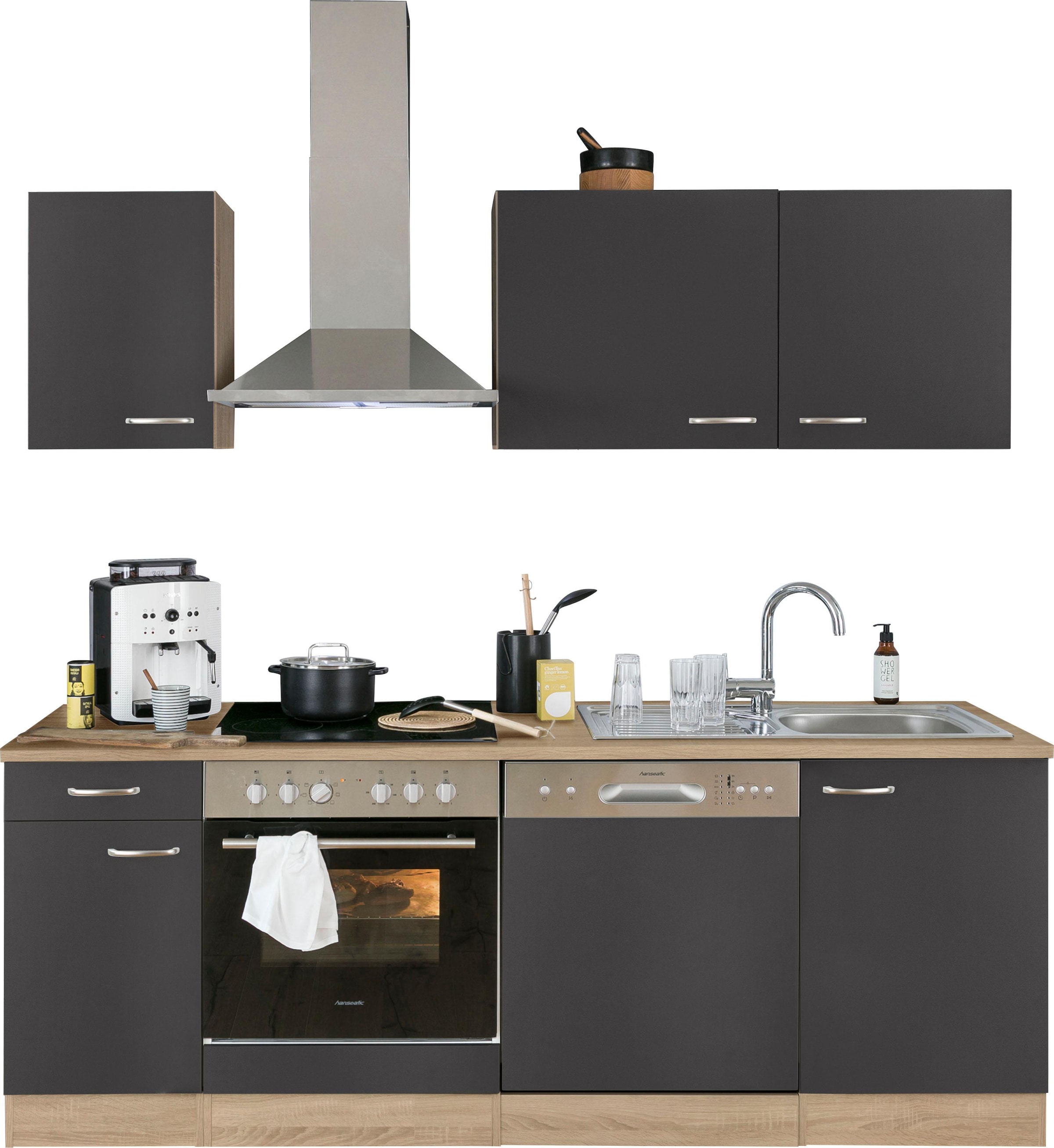 OPTIFIT Kitchenette »Parare« ohne E-Geräte, Breite 210 cm