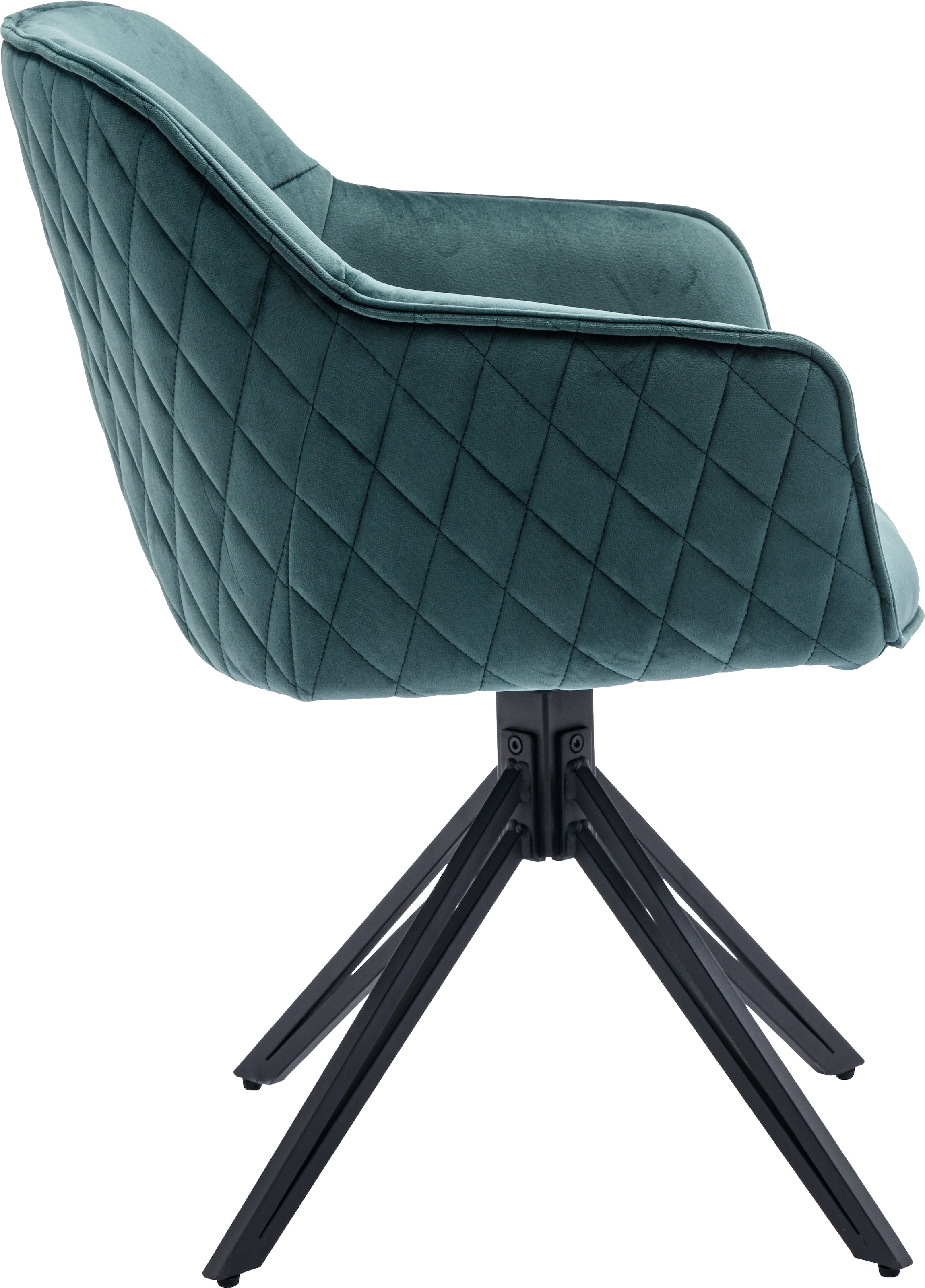 Stolkom Chaise avec accoudoirs »Emma« (Packung) 1 cuis180 grad drehbar mit Auto-Return