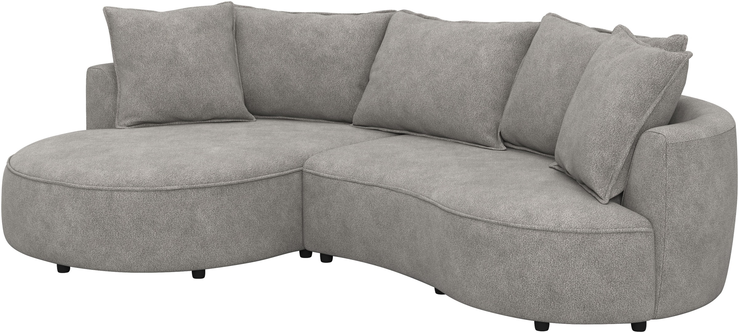 COTTA Ecksofa »Sana L-Form, Breite 260 cm« Loungesofa mit Wellenunterfederung