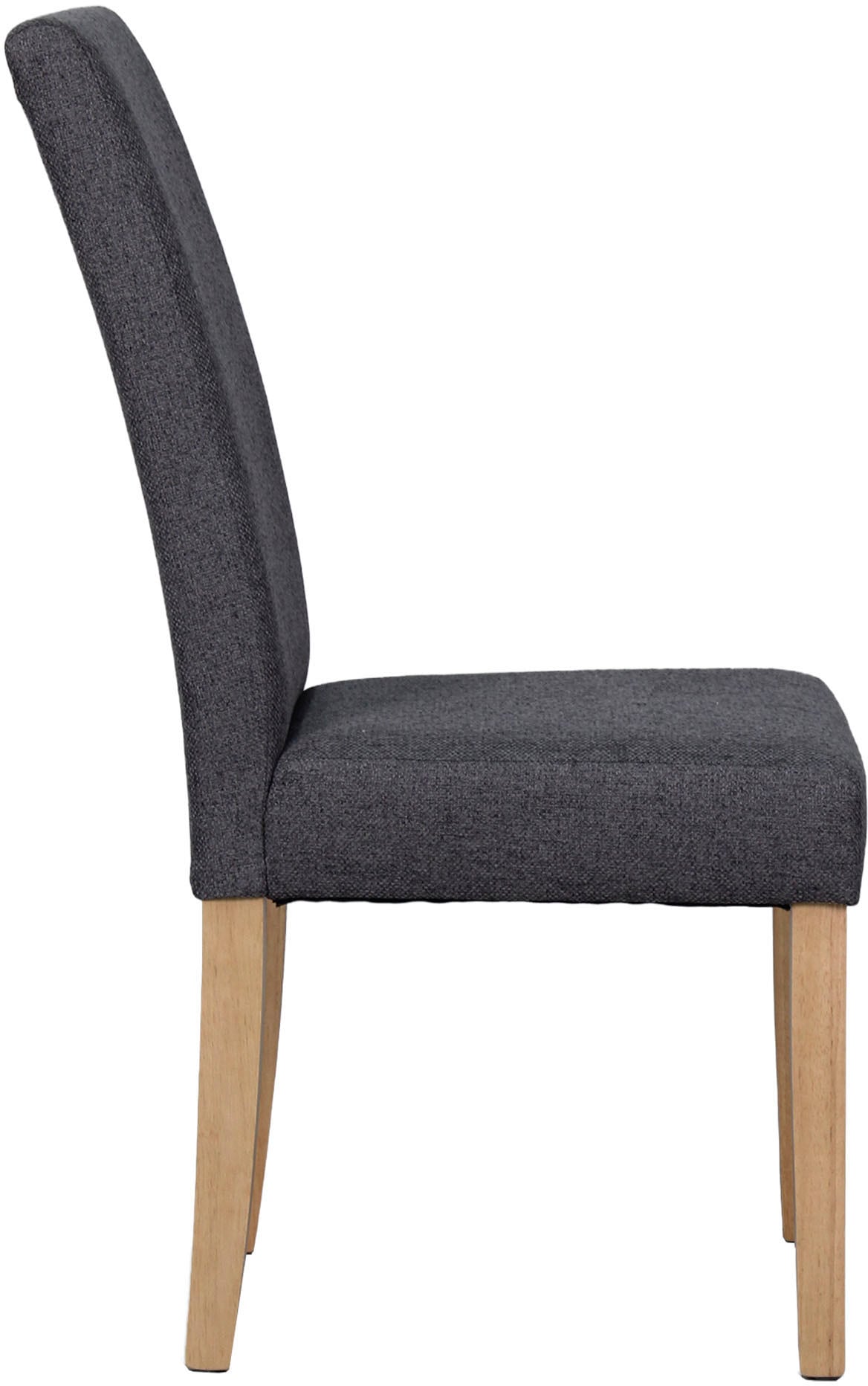 byLIVING Chaise de salle à manger »Elias« (Ensemble) 2 cuisavec structure en bois massif et rembourrage en mousse confortable