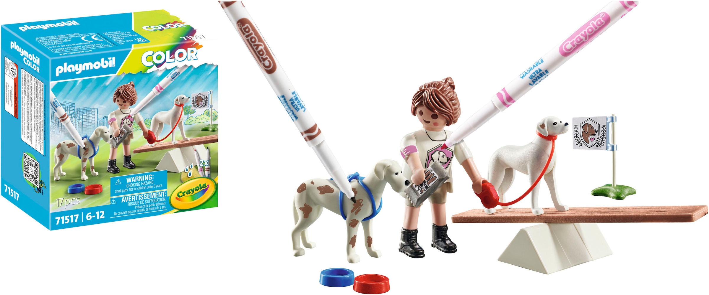 Playmobil® Jeu de construction »Hundetraining (71517), Color« Made in Europe