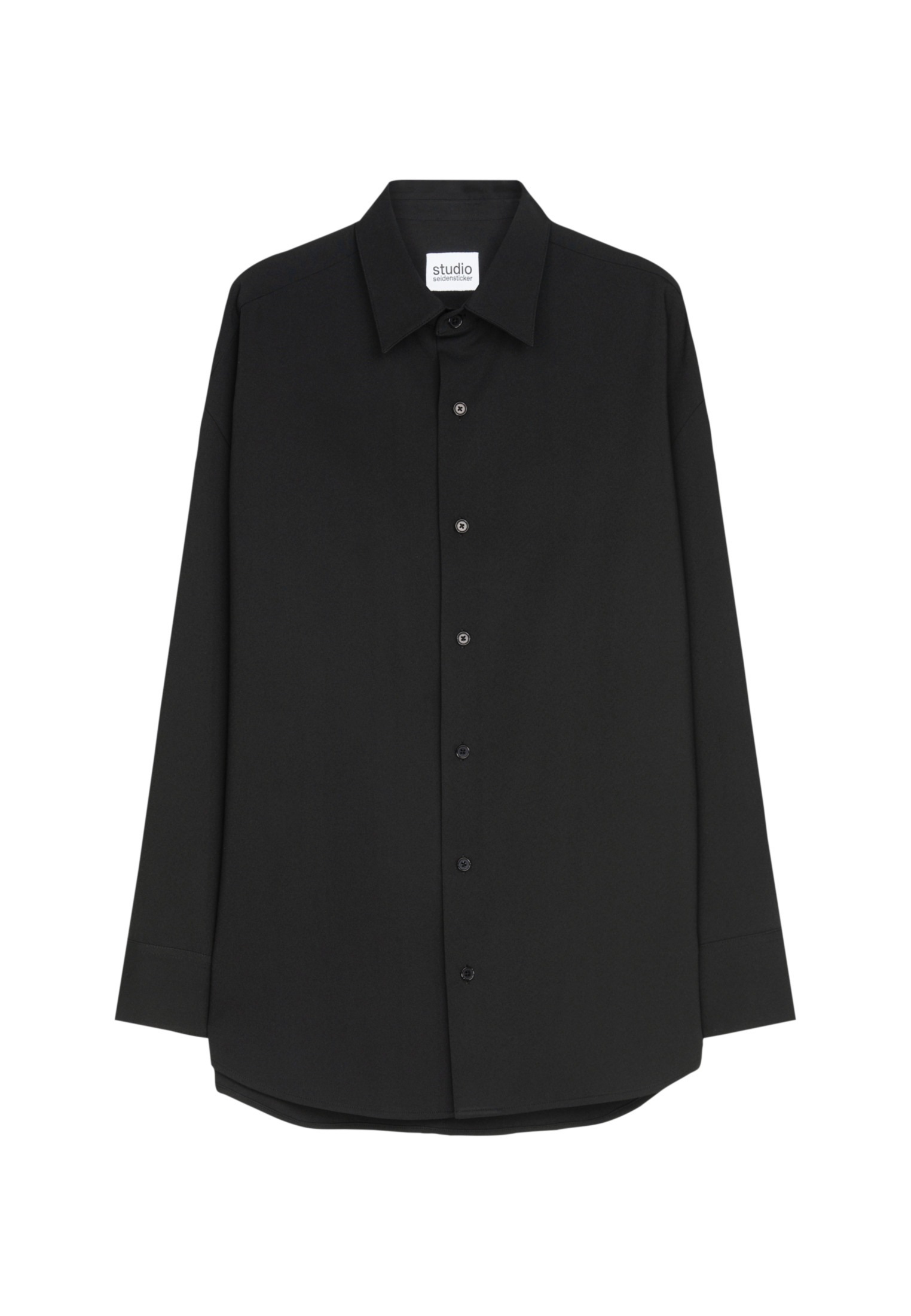 studio seidensticker Businesshemd »Studio« Oversized Langarm Kentkragen Uni