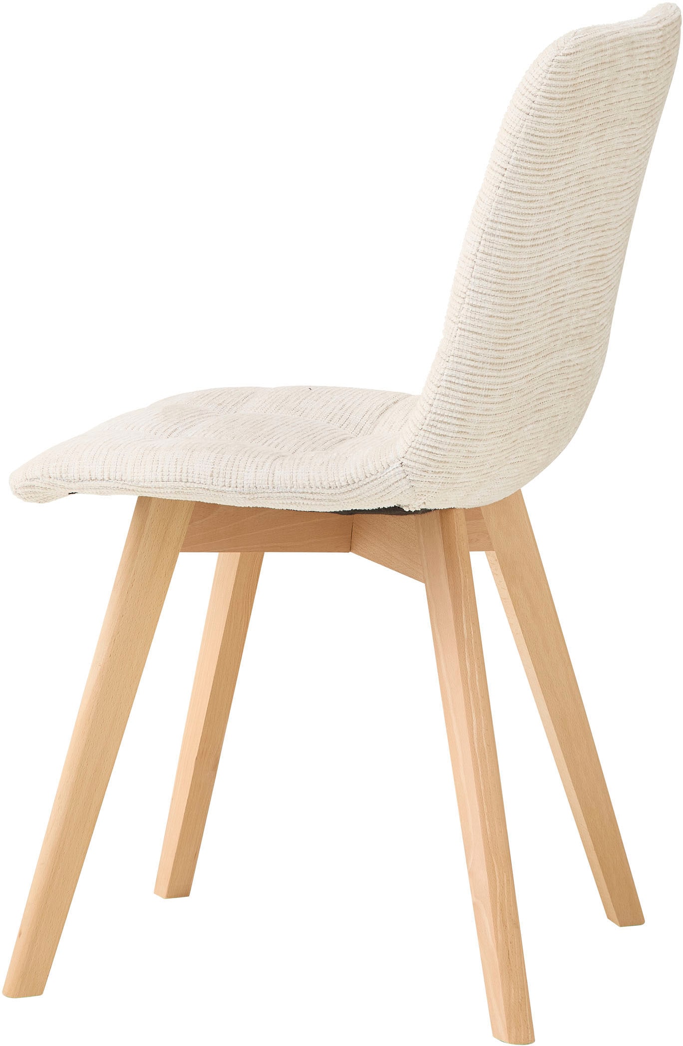 Stolkom Chaise à 4 pieds (Ensemble) 2 cuislargeur 55 cm, piétement 4 pieds en bois massif