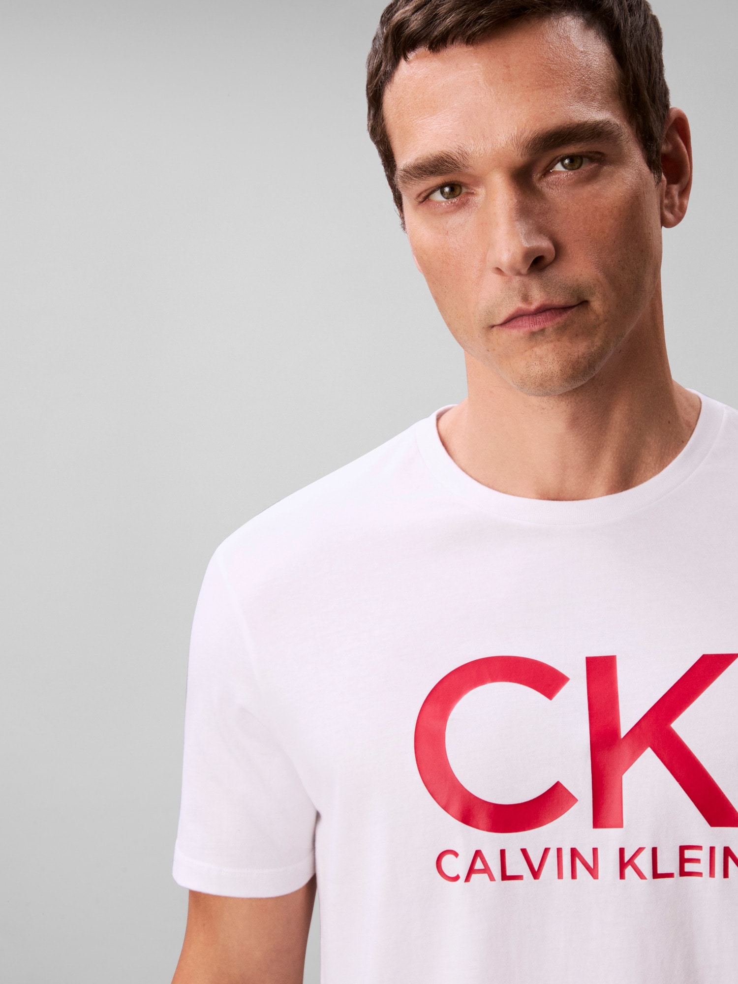 Calvin Klein Jeans T-shirt »SS 30S EU CK CALVIN GRAPHIC TEE« Mit Rundhalsausschnitt, regular fit